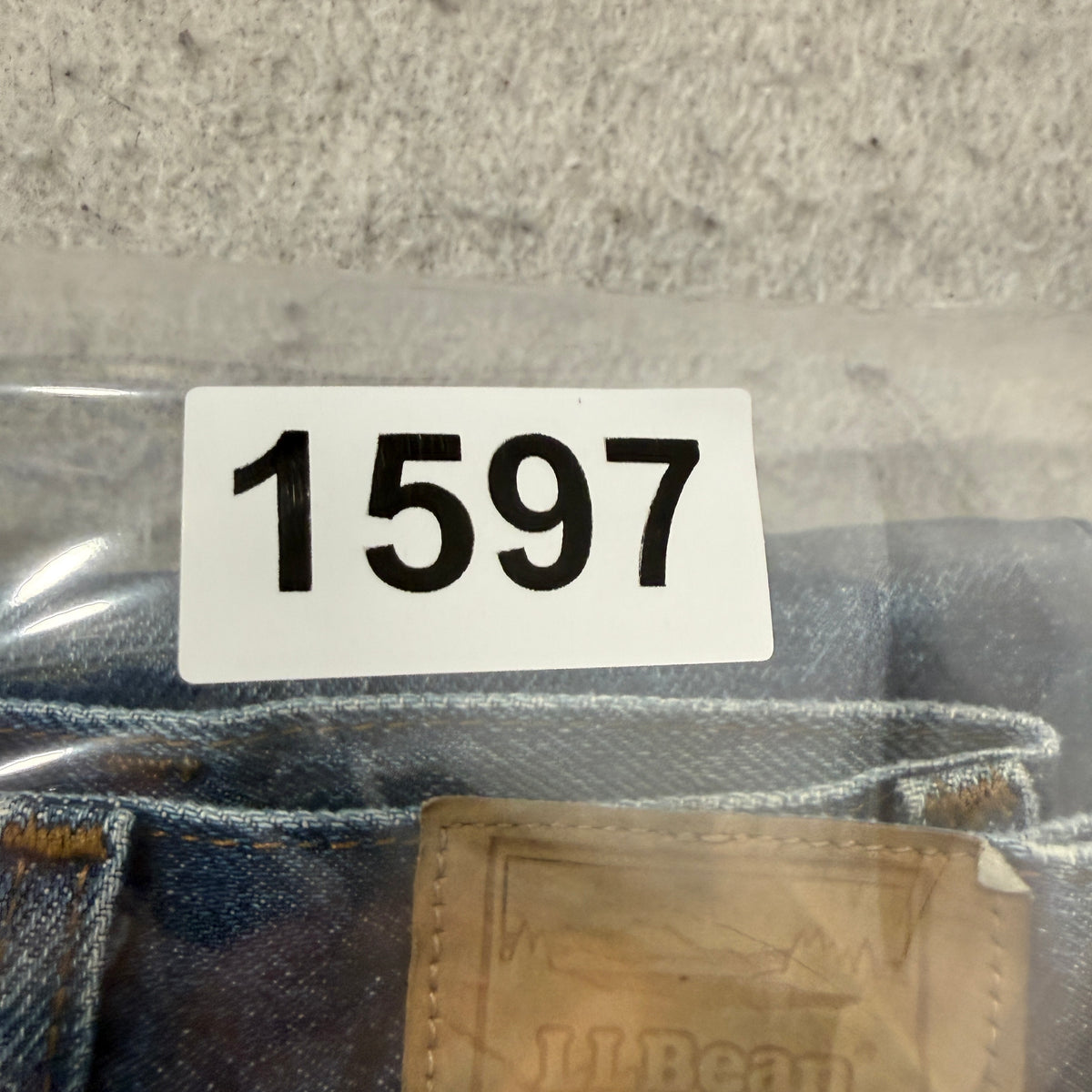 L.L.Bean Vintage Double L Dark Wash Jeans Size 36x30 photo 8
