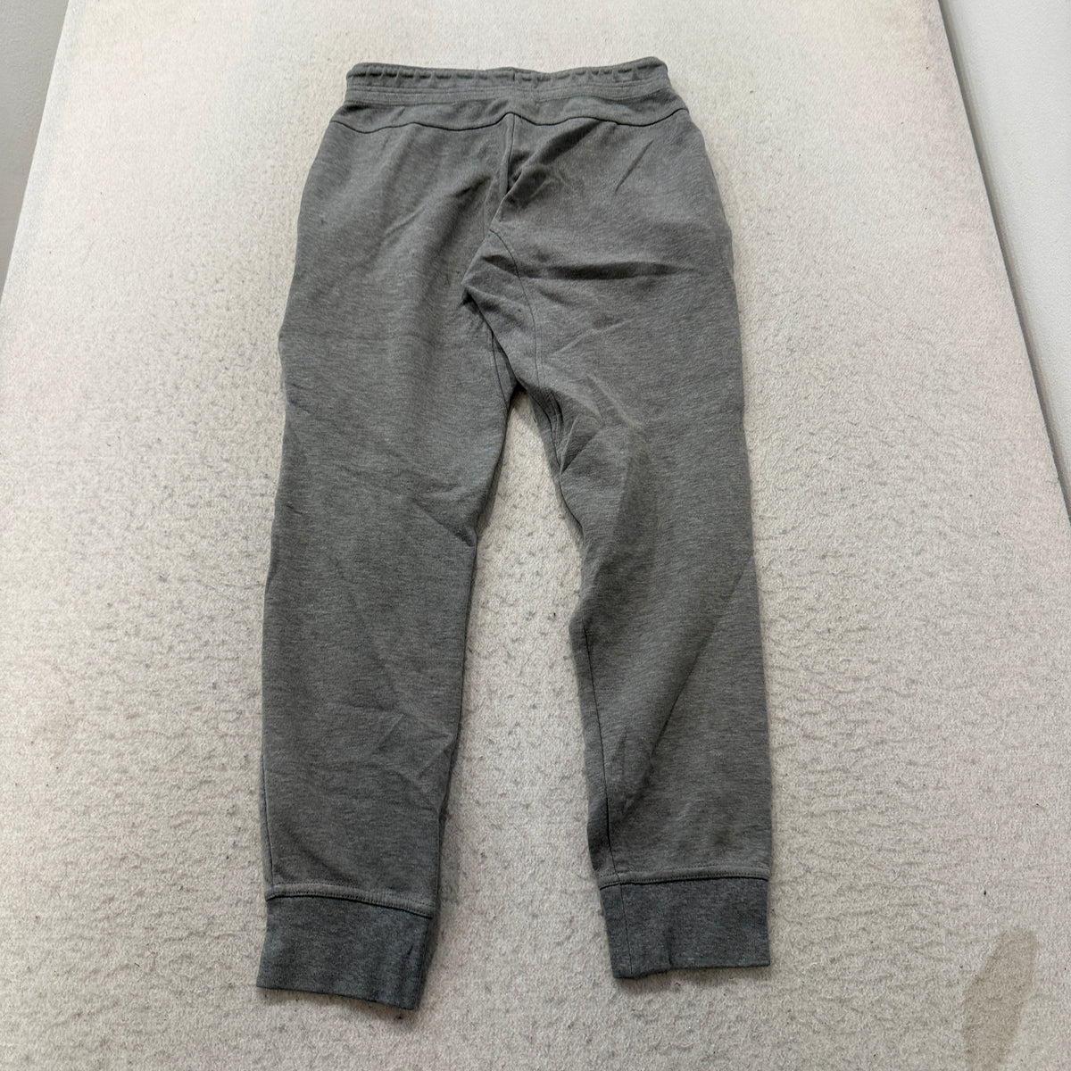 Nike Tech Fleece Jogger Pants Men's Heather Gray Zip Pocket Tapered Cuffed Size L photo 2