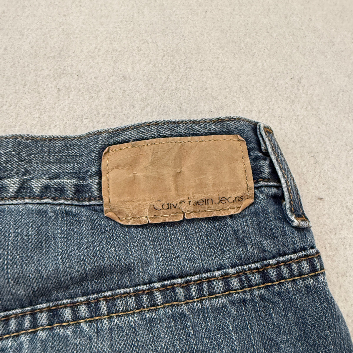 Calvin Klein Jeans Medium Wash Straight Leg Jeans Size 34 photo 7