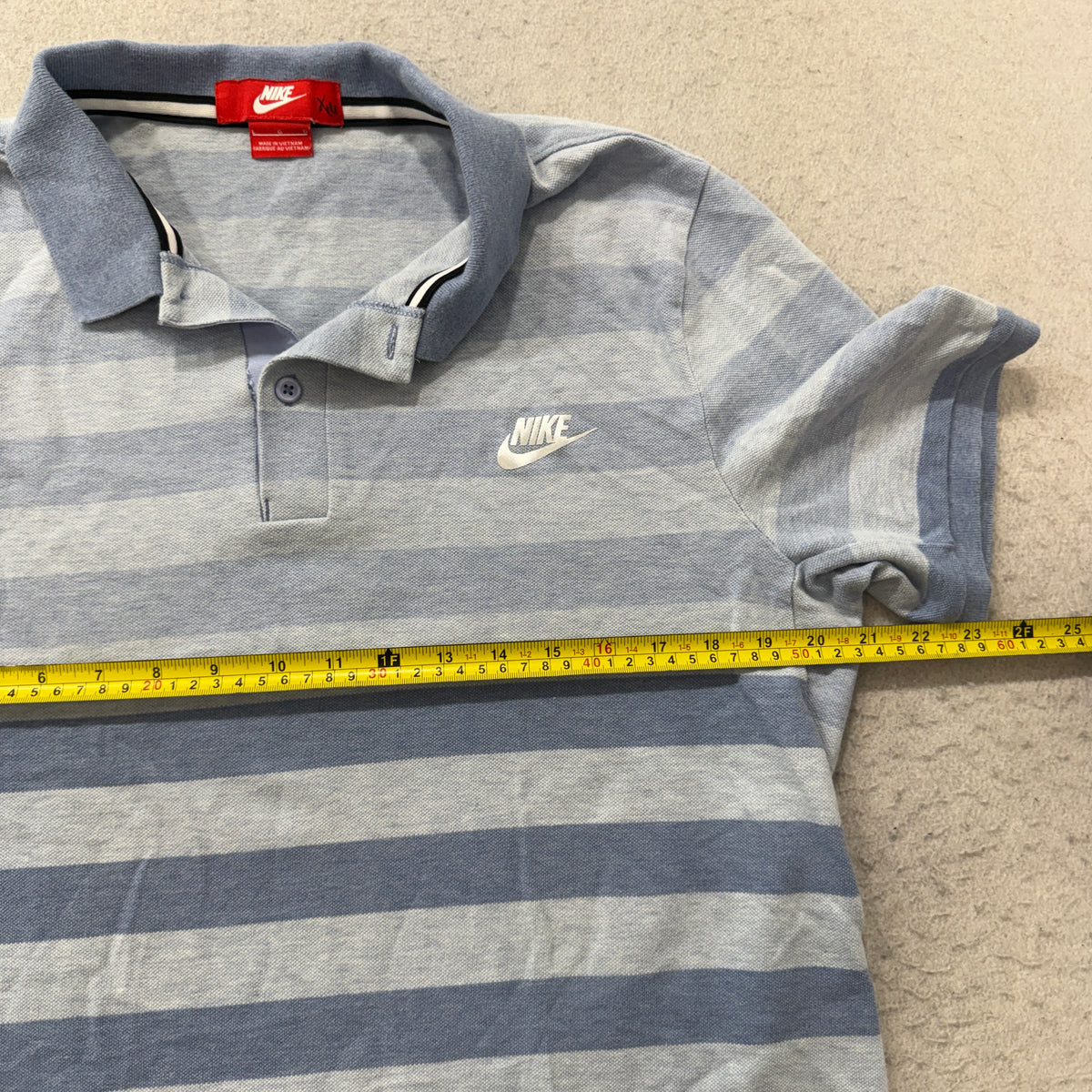 Nike polo chest measurement