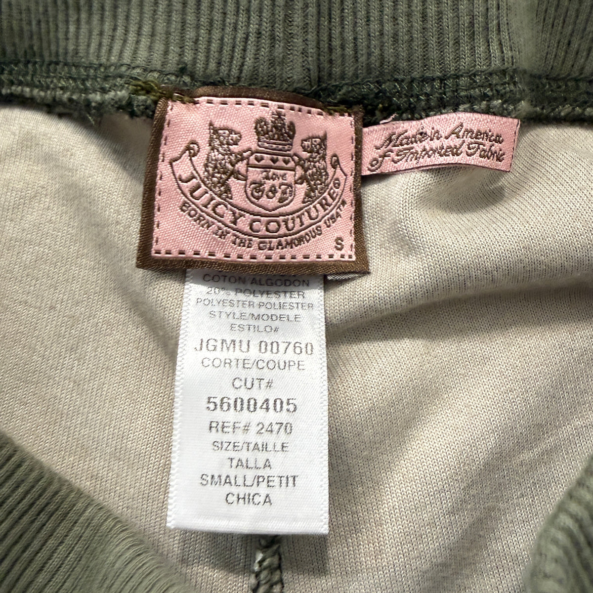 Vintage Juicy Couture Women's Camo Print Velour Flared Leg Track Pants Y2K Size S