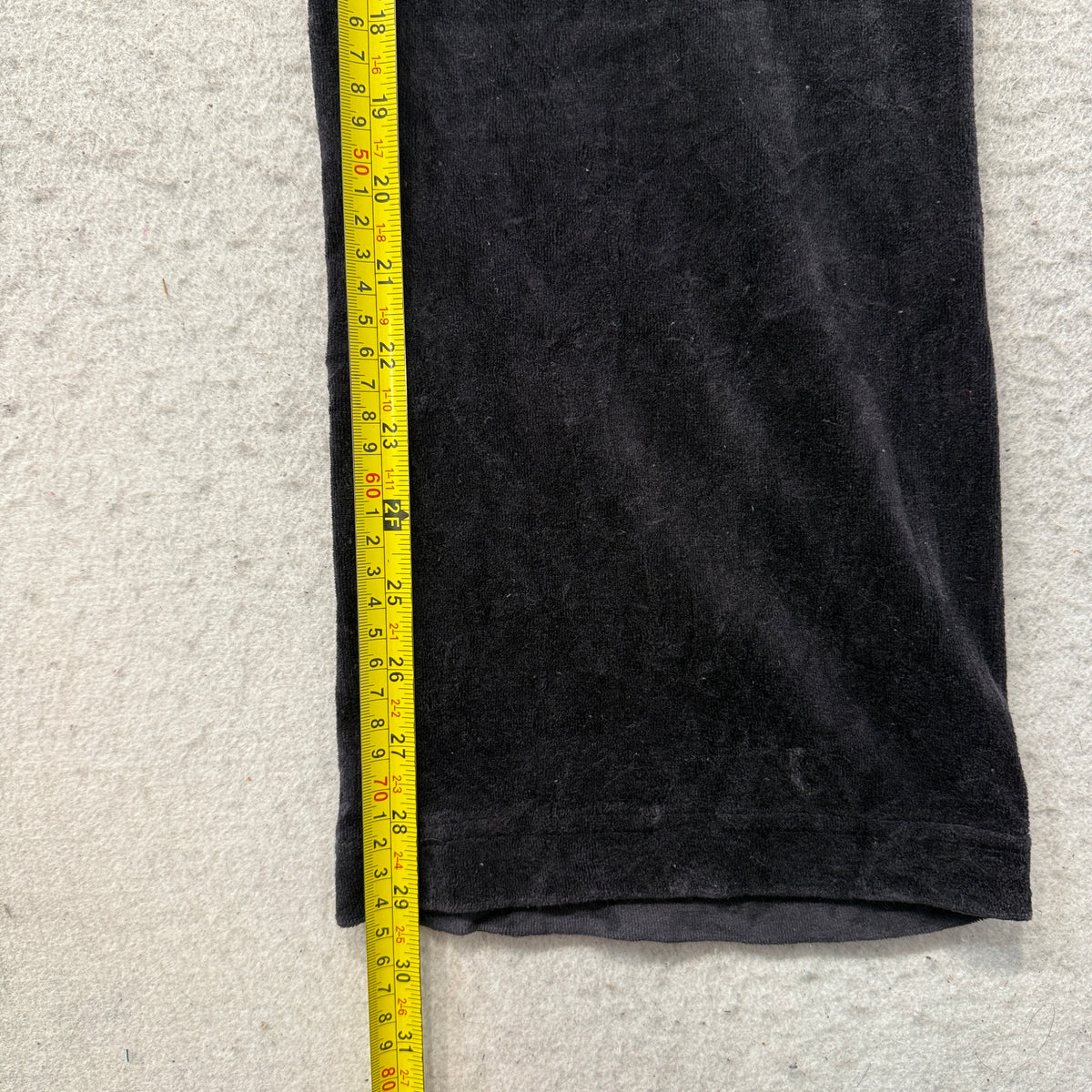Juicy Couture Women's Black Velour Flare Leg Track Pants Loungewear Y2K Size M