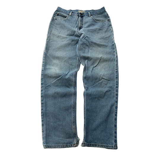 L.L.Bean Natural Fit Light Wash Jeans Size 34x32 photo 1