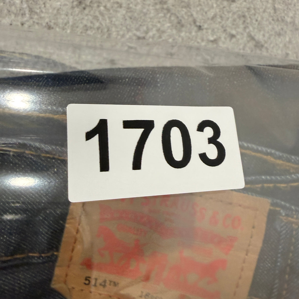 Levi's 514 Straight Jeans Boys Dark Wash Blue Denim Five Pocket Size 18 photo 8