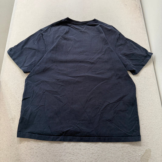 Carhartt Men's Navy Blue T-Shirt Short Sleeve Crewneck Original Fit Logo Size XL