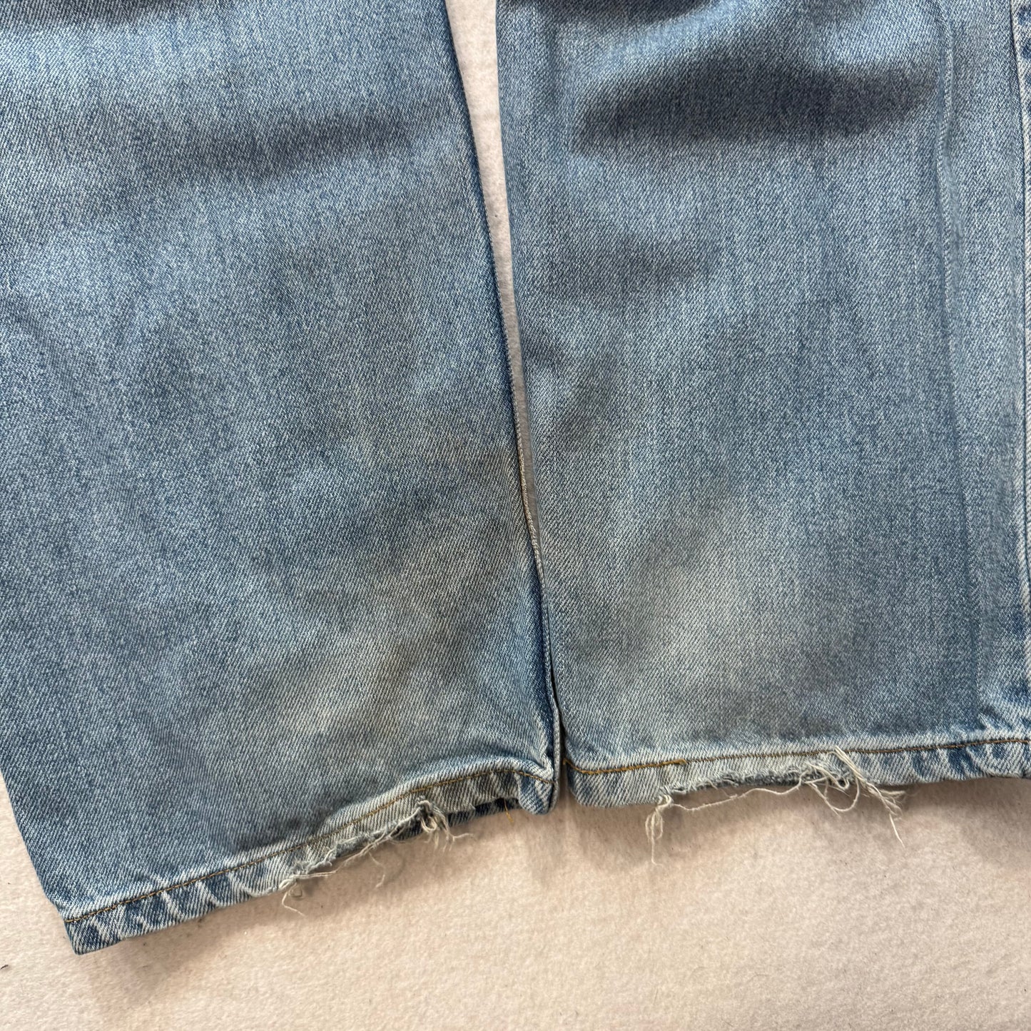 Levi's 550 Men's Blue Straight Leg Denim Jeans Zip-Fly Relaxed Fit Size 38x34