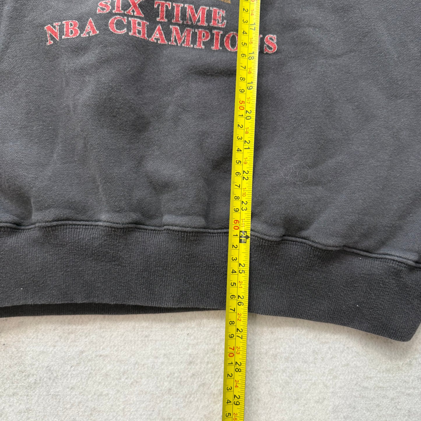 Abercrombie & Fitch Men's Charcoal Fleece Oversized Sweatshirt Graphic Size S