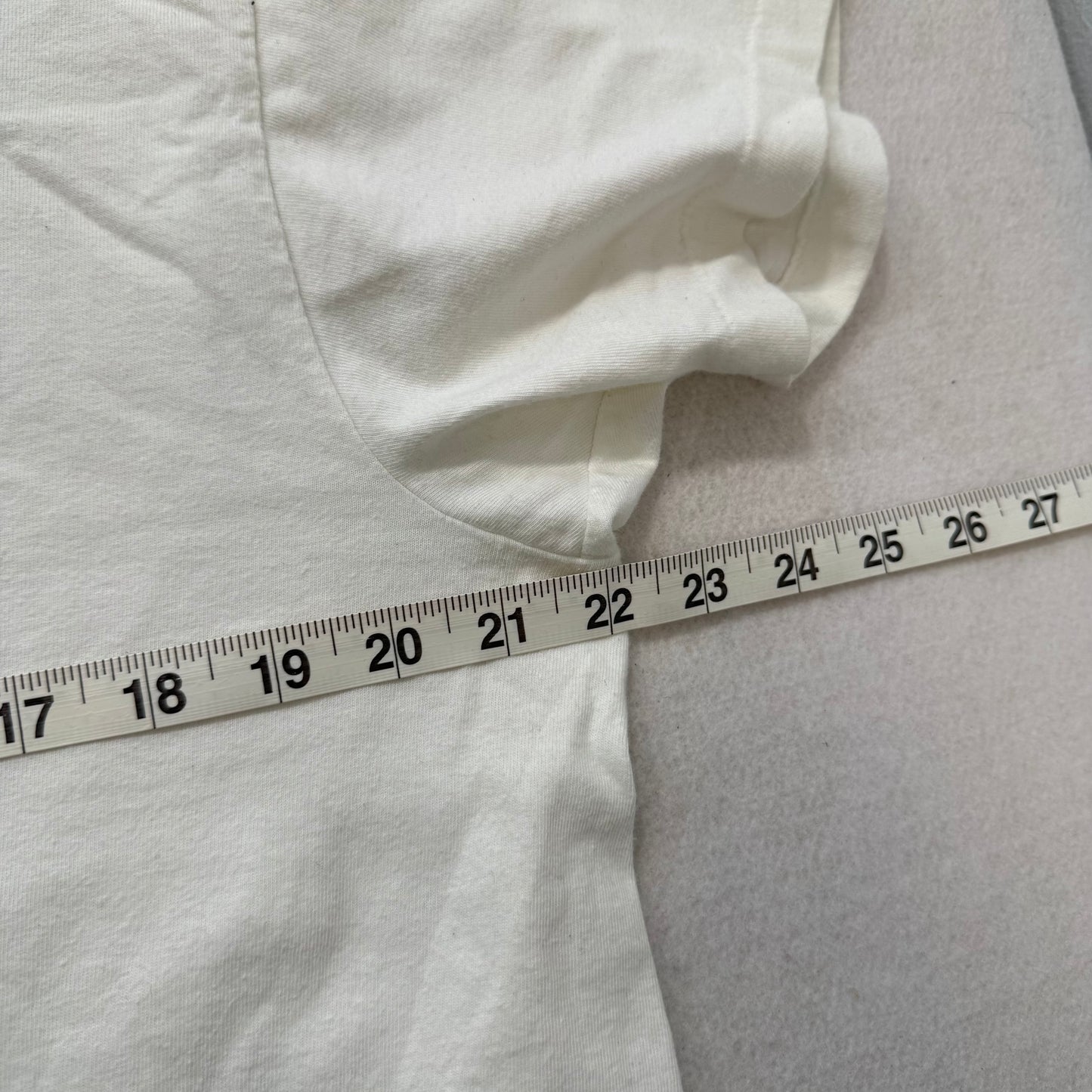 Armani Exchange AX White Logo Graphic T-Shirt Made in USA Size L