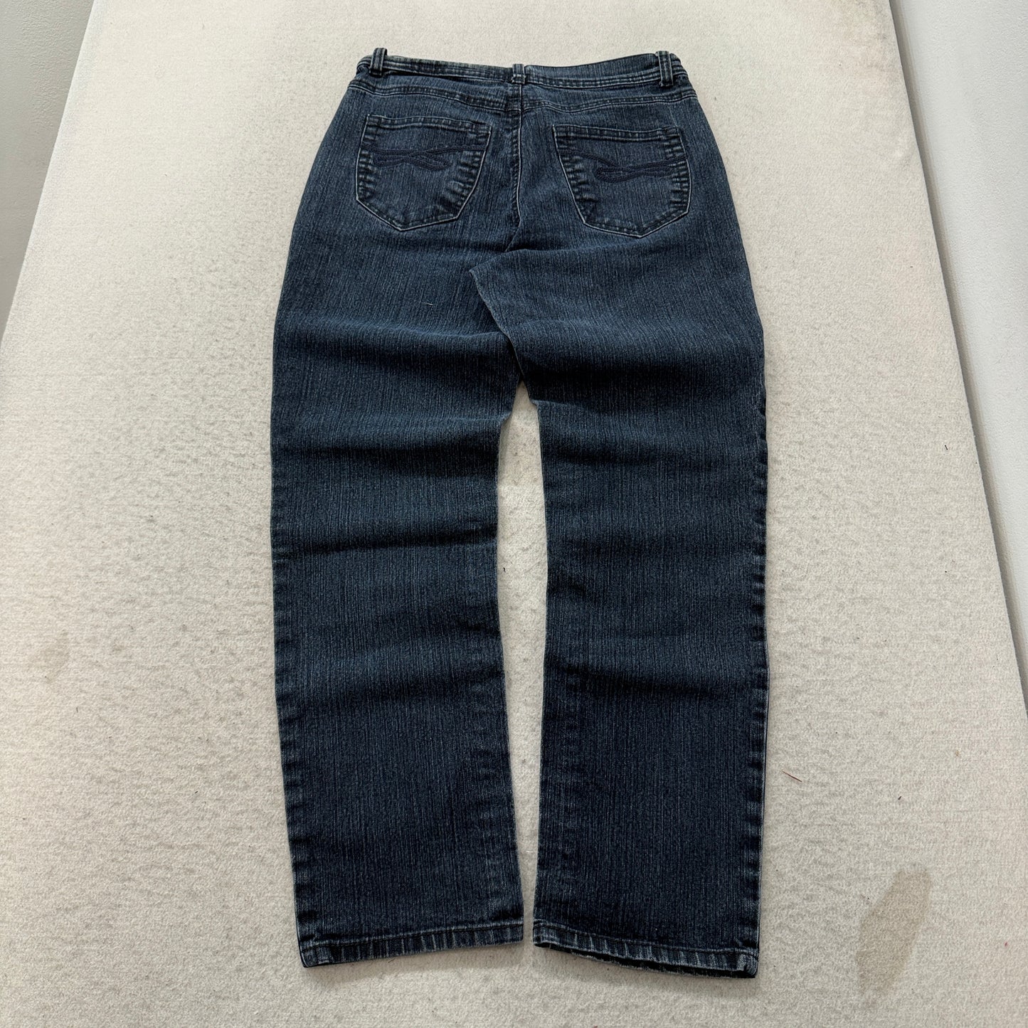 Style & Co. Tummy Control Women's Blue Denim Jeans Zip-Fly Pocket Classic Size 8