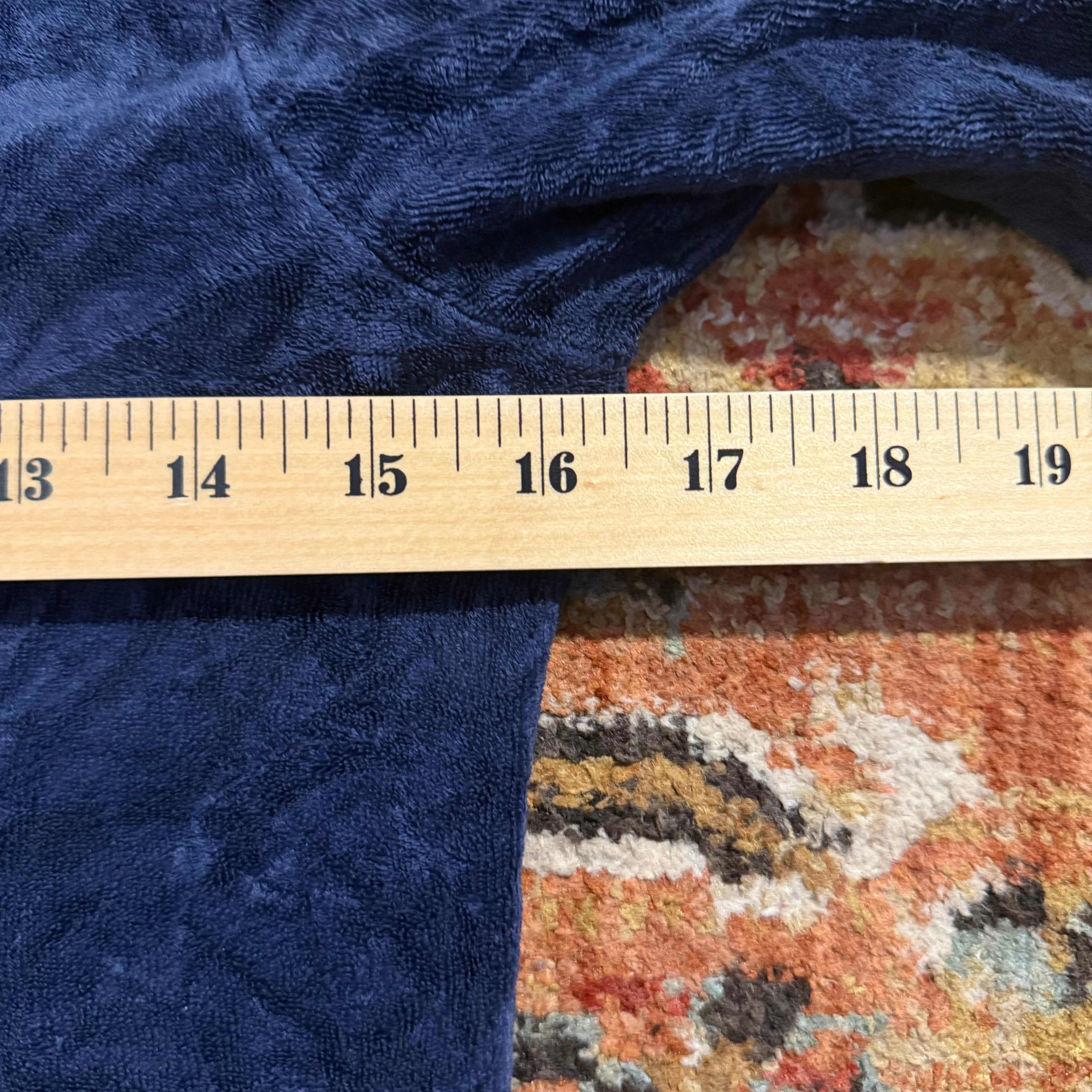 Vintage Juicy Couture Navy Terry Cloth Zip Hoodie Size S