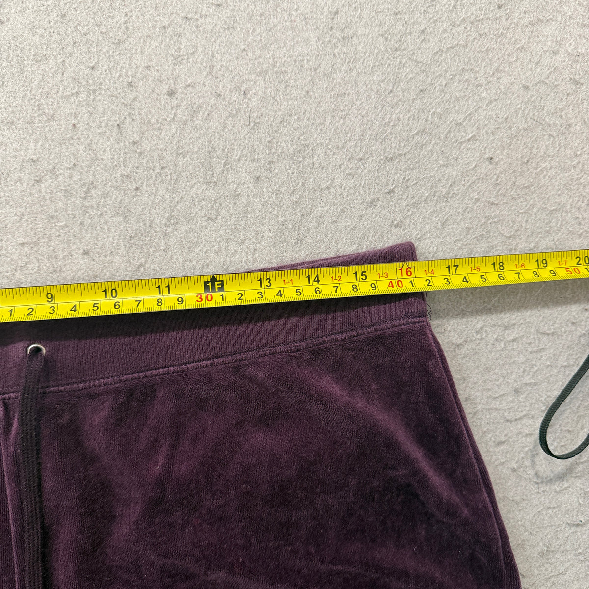 Vintage Juicy Couture Velour Flare Track Pants Purple Size L photo 4