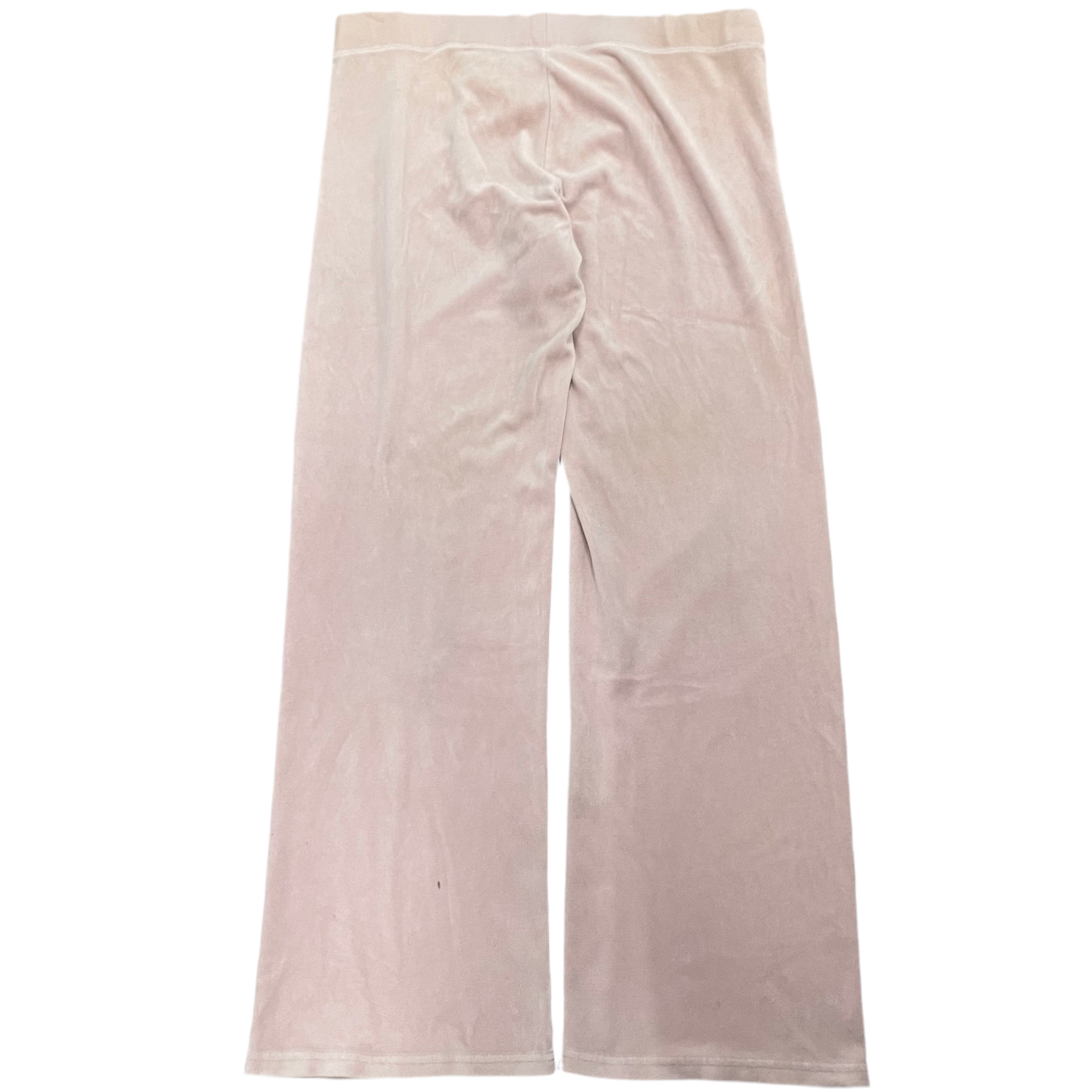 Pink Velour Juicy Couture Flared Pants w/ Rare Design SIZE M
