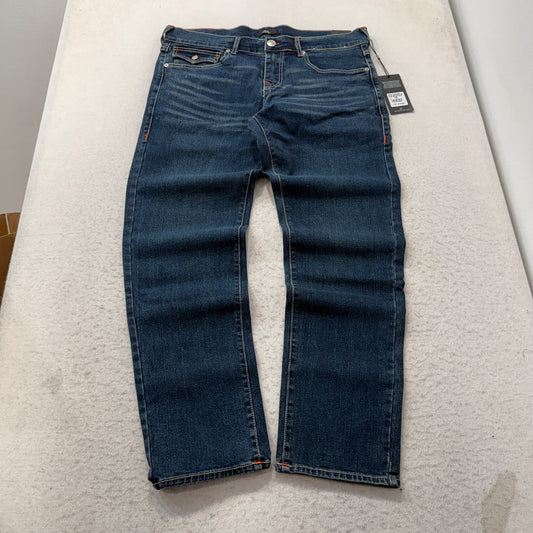 True Religion Geno Men's Blue Denim Jeans Relaxed Slim Pockets Classic Size 32
