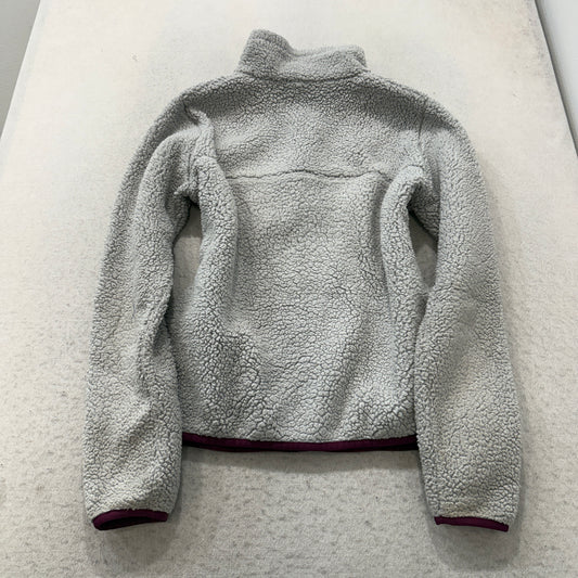 Columbia Sportswear Company Women's Grey Fleece Full Zip Sherpa Lined Jacket - M