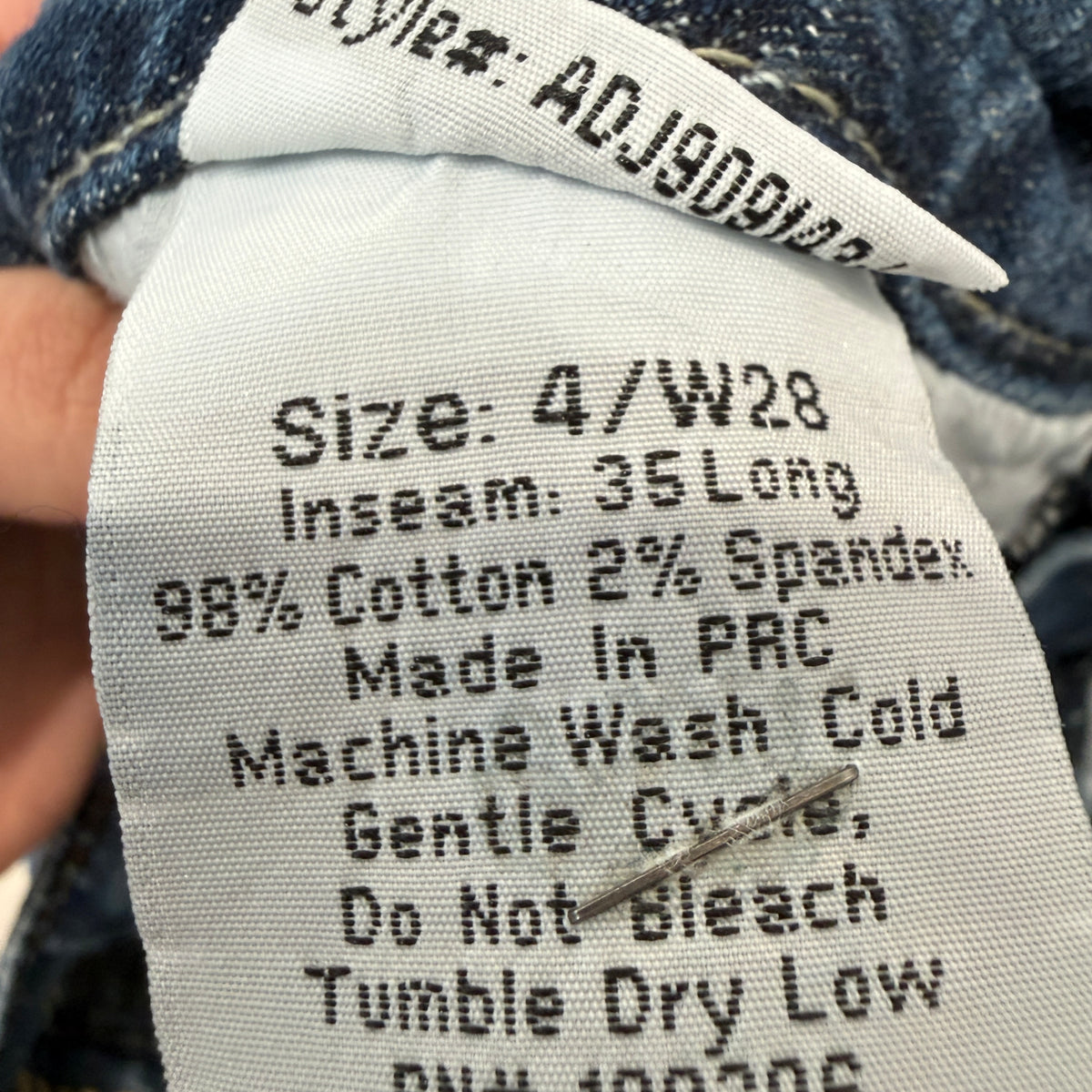 Adiktd Embellished Pocket Boot Cut Jeans Medium Wash Size 4 photo 4