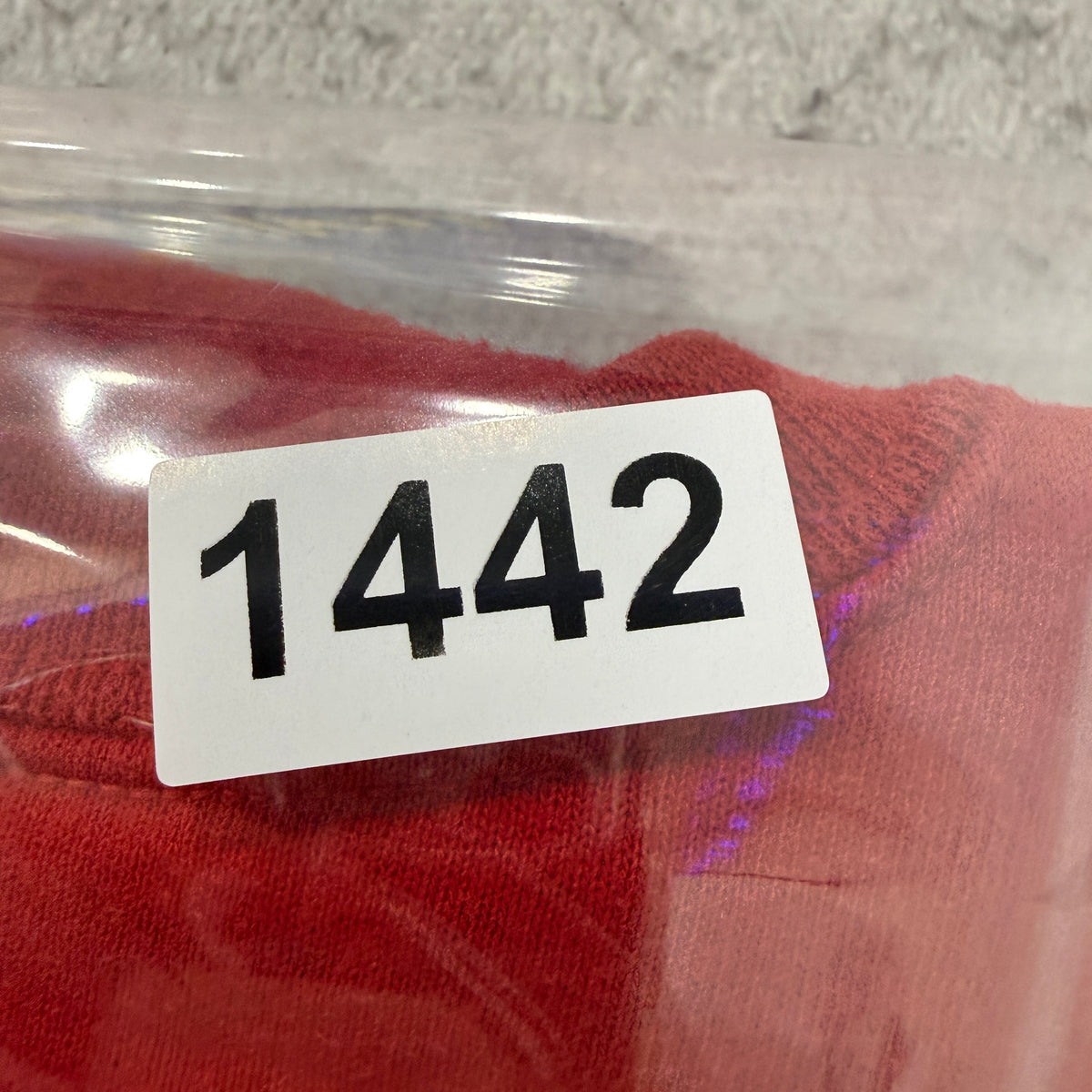 Russell Athletic Blank Red Crewneck Sweatshirt USA Size XL photo 6