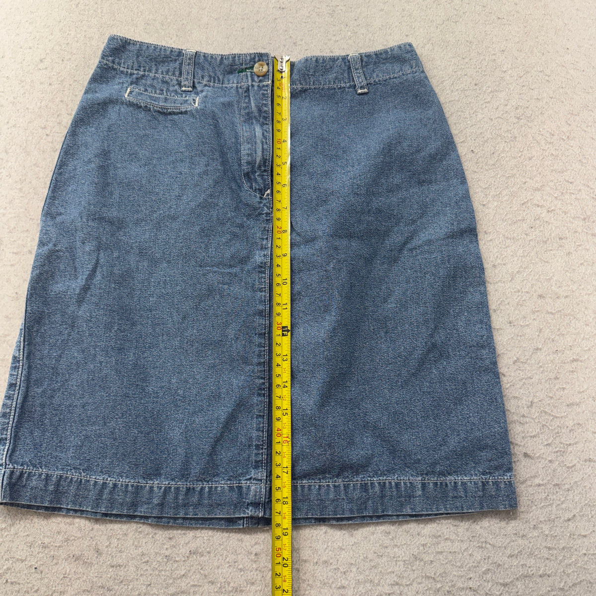 Tommy Hilfiger Vintage Denim A-Line Skirt Size 4 photo 5