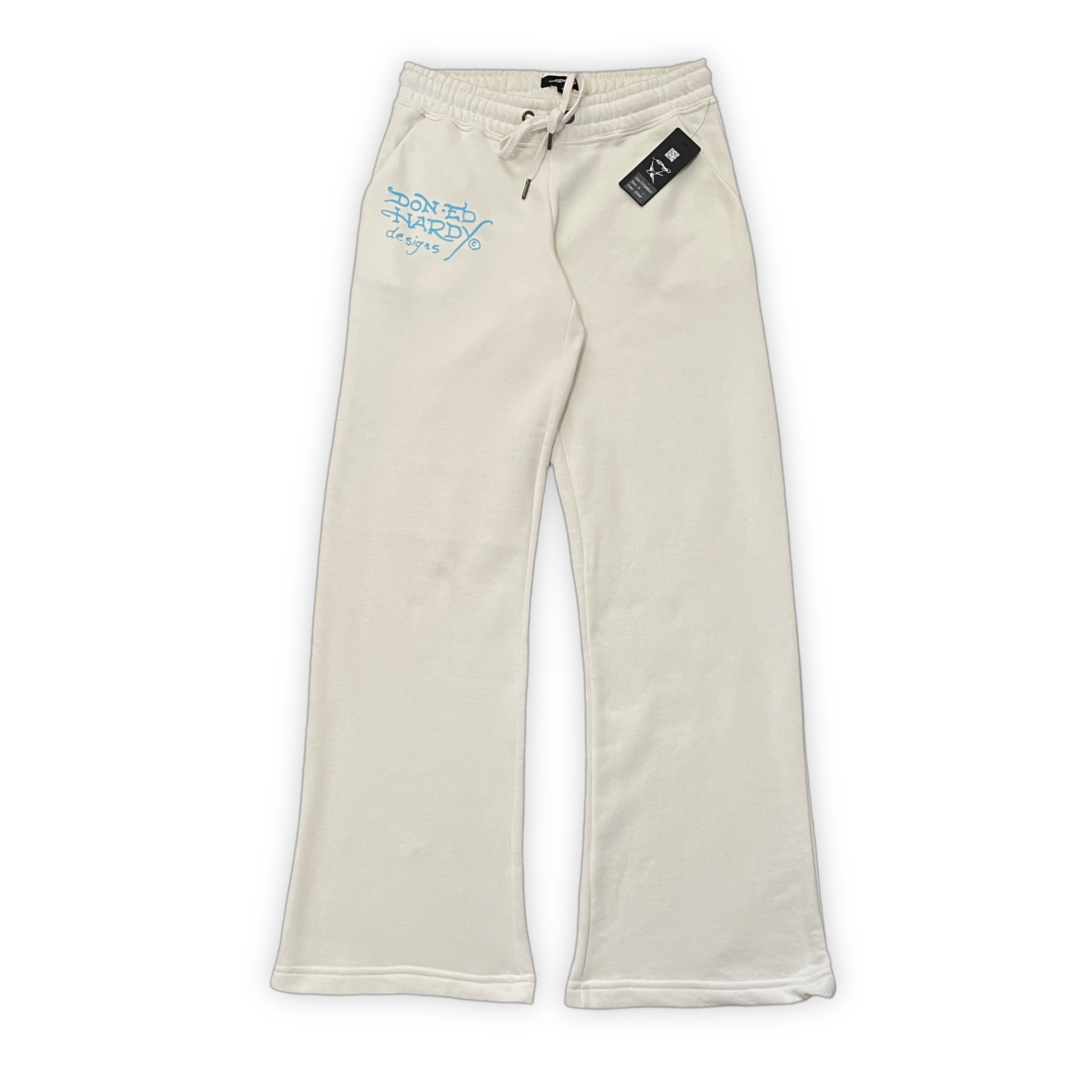 ED HARDY “BUTTERFLIES” WHITE TUBE TOP & PANT SET