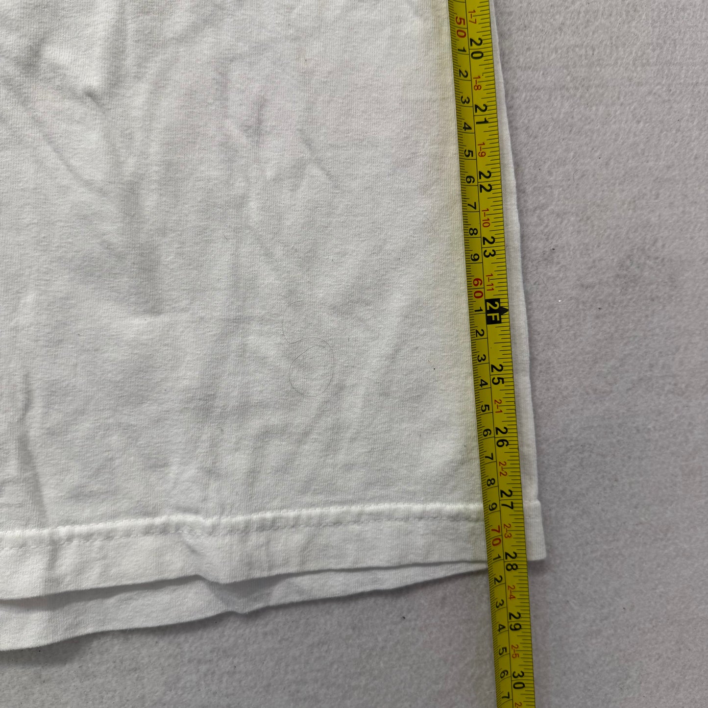 Alstyle Men's White Cotton Ringer T-Shirt Short Sleeves Graphic Tee Size XL