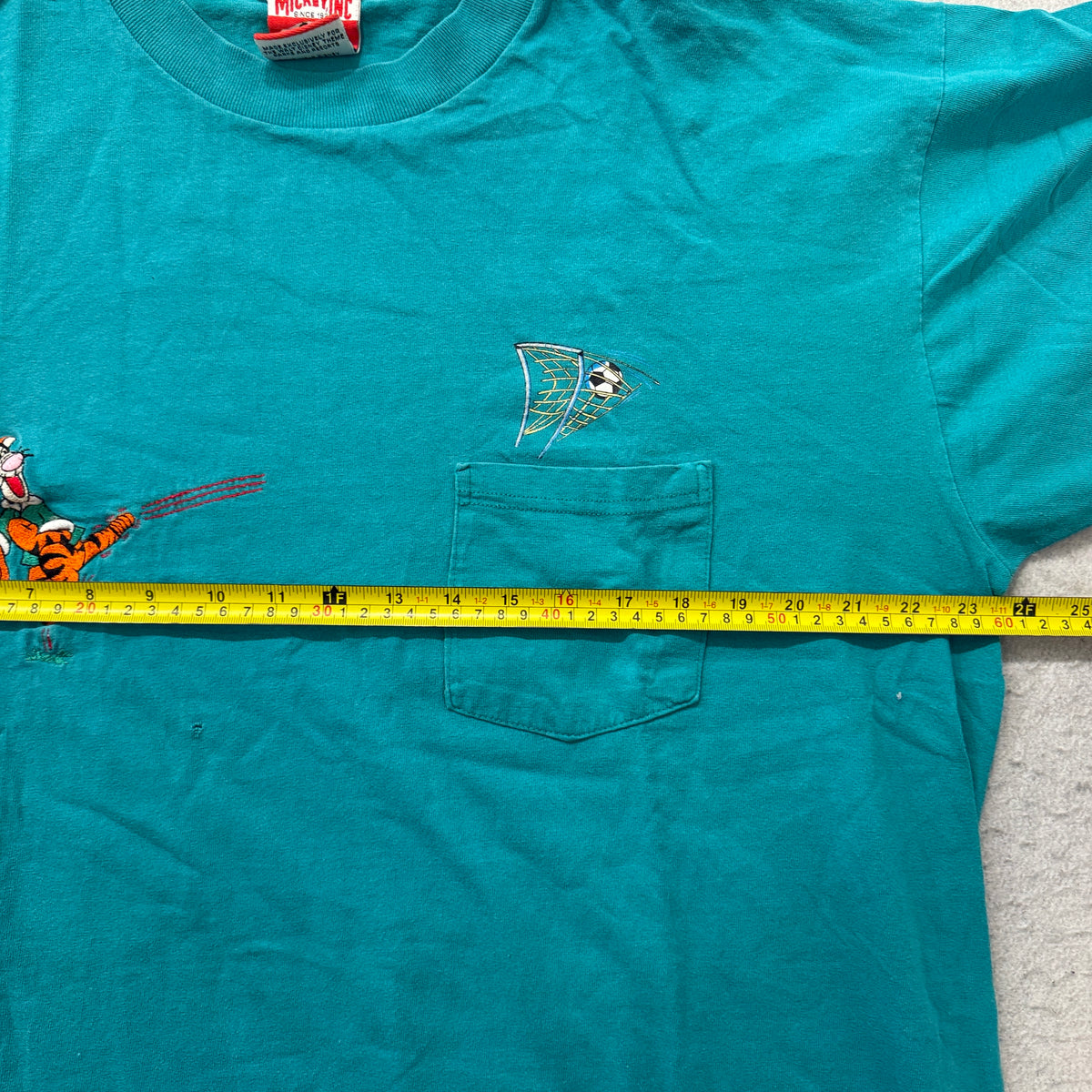 Mickey Inc tee chest measurement