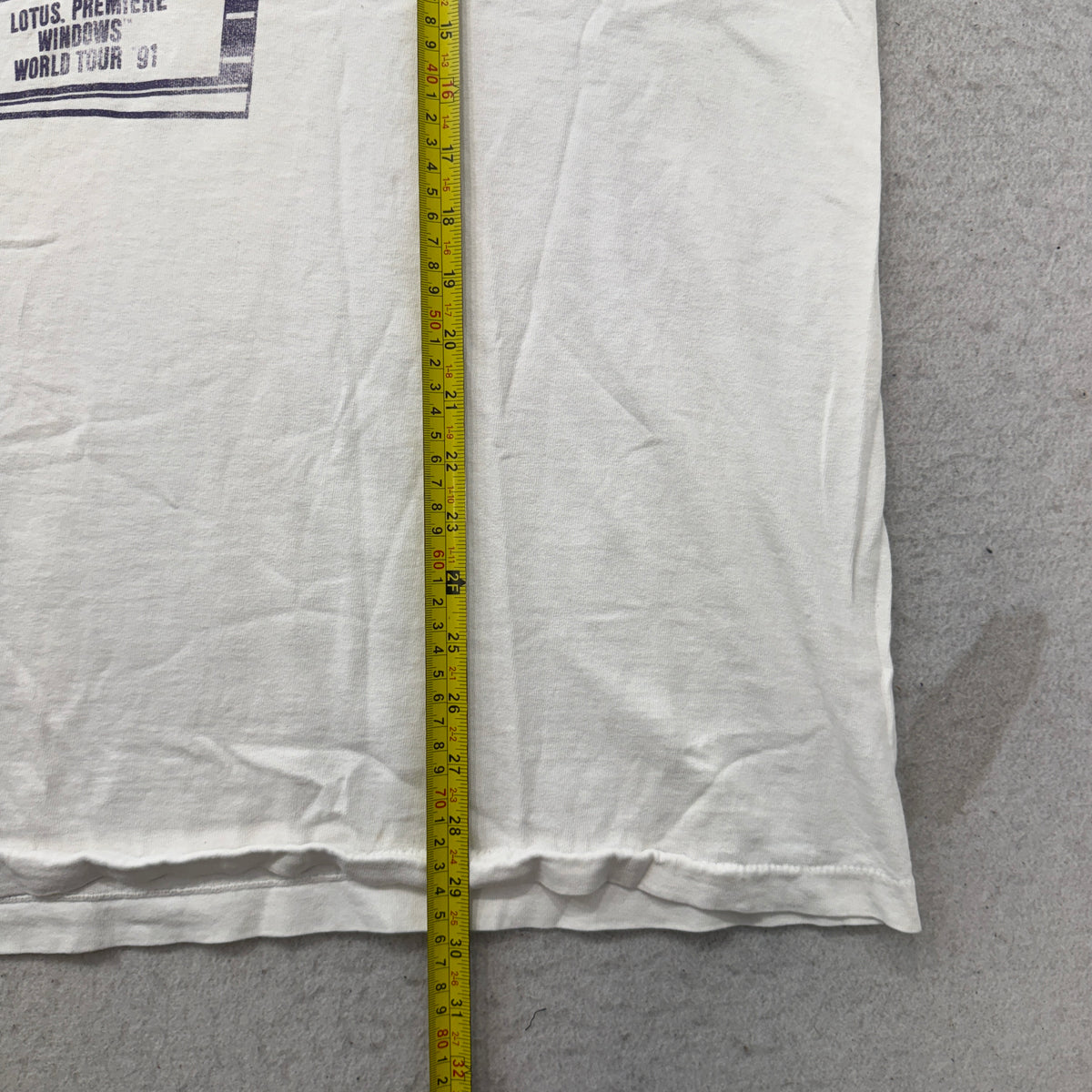 Lotus 1991 tee length measurement