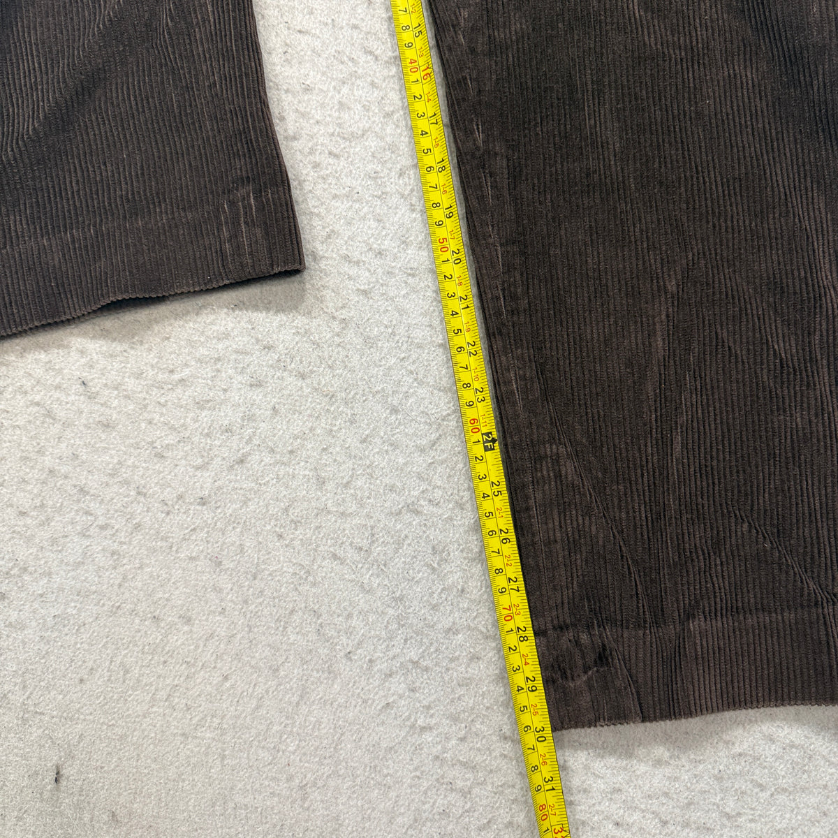 Brown Wide Wale Corduroy Pants Size 40x30 photo 5