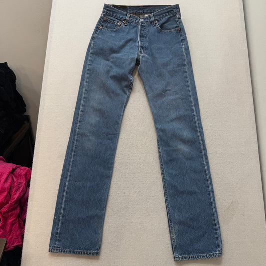 Levi's Strauss & Co. 501XX Men's Blue Straight Denim Jeans Button-Fly Size 30x38