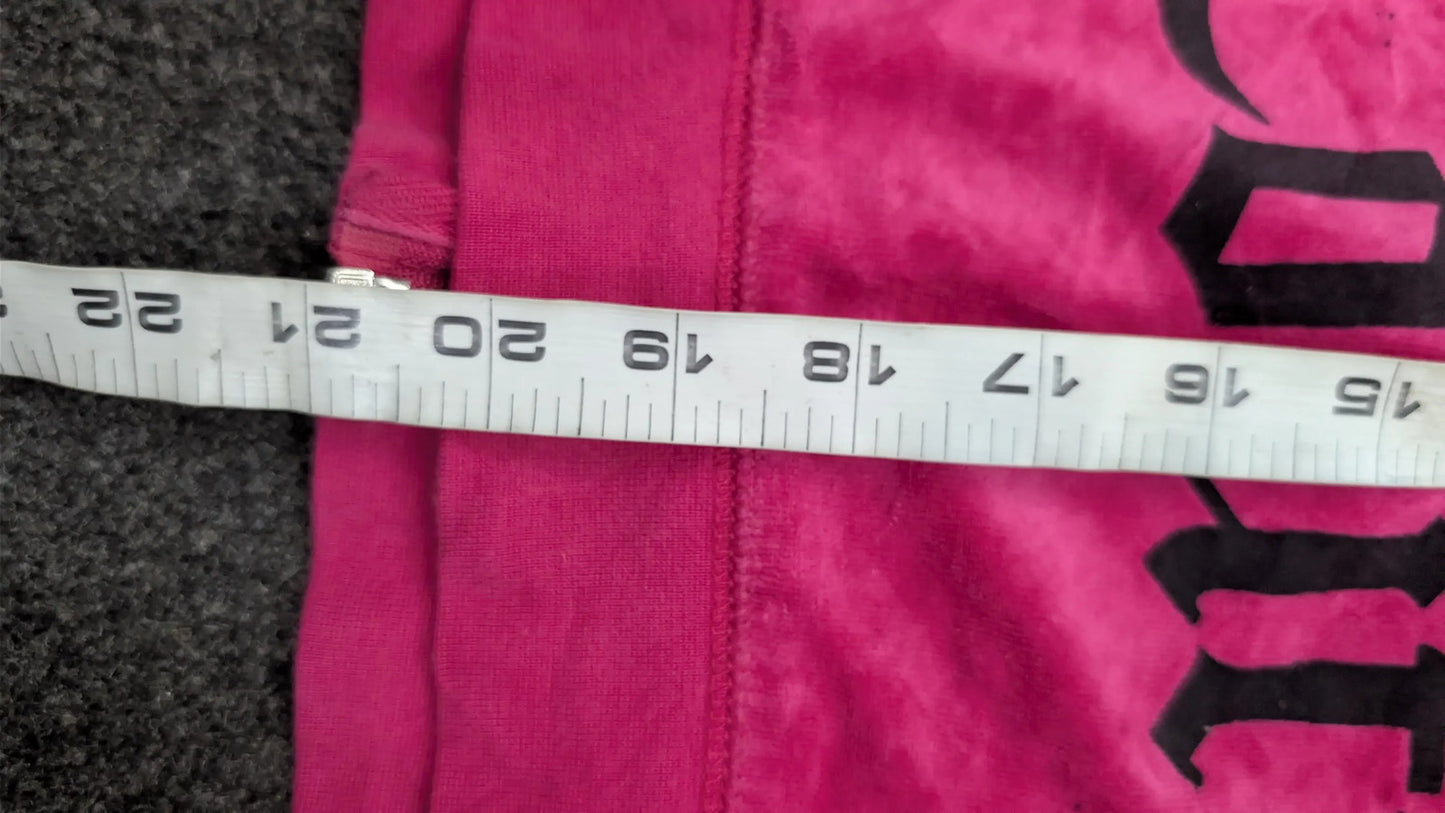 Vintage Juicy Couture Velour Zip-Up Hoodie – Pink Y2K Heritage Design