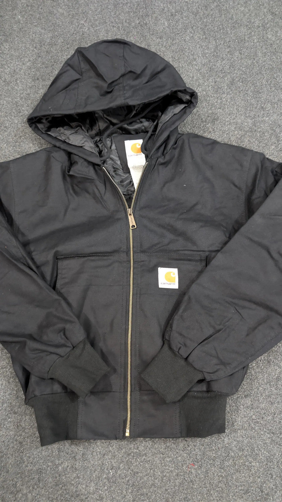 Carhartt Reworked Black Canvas Jacket | NWT