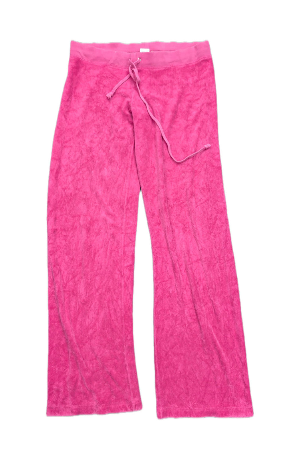 Vintage Juicy Couture Pink Velour Tracksuit Bottoms | Y2K Flare Leg Sweatpants