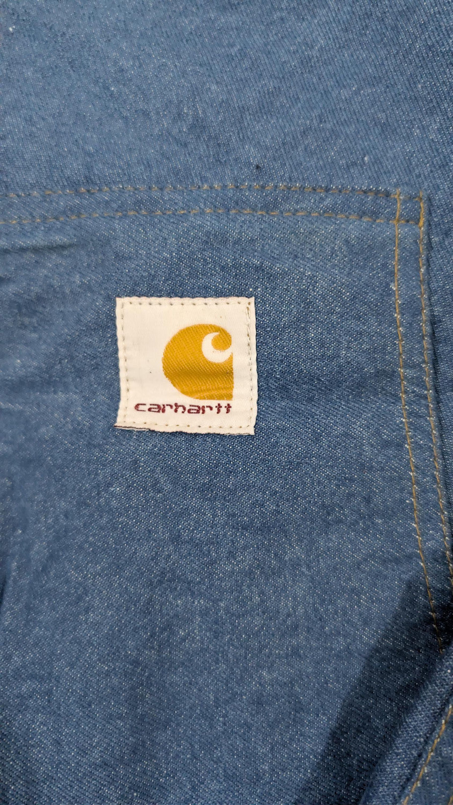 Carhartt Reworked Blue Denim x Canvas Jacket | NWT