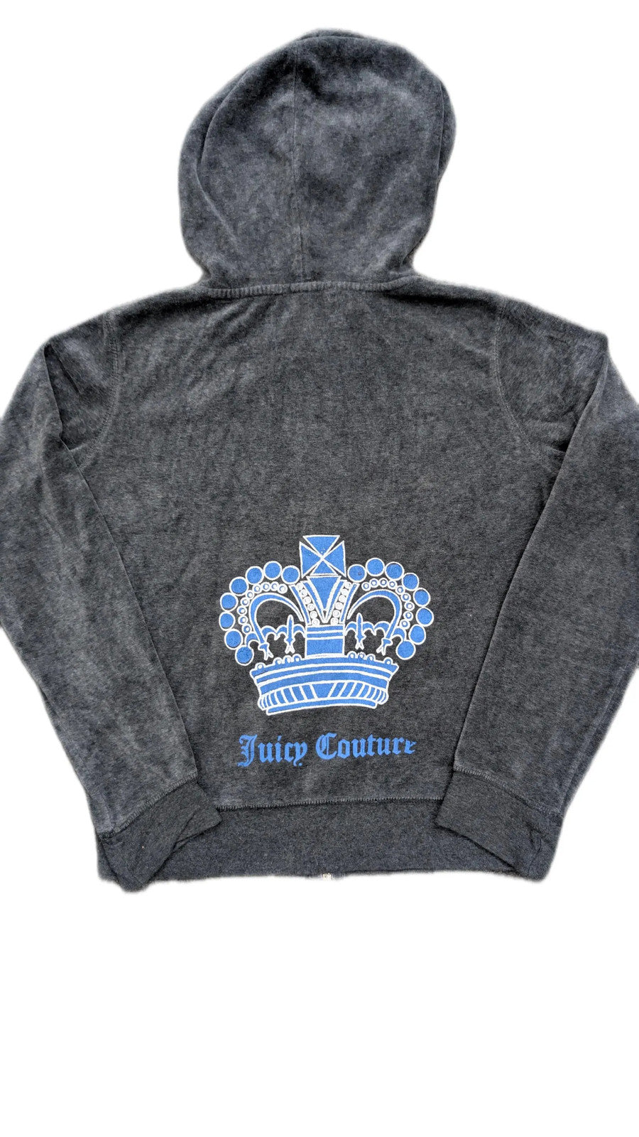 Vintage Juicy Couture Top Y2K Juicy Rare Graphic Velour Long Sleeve