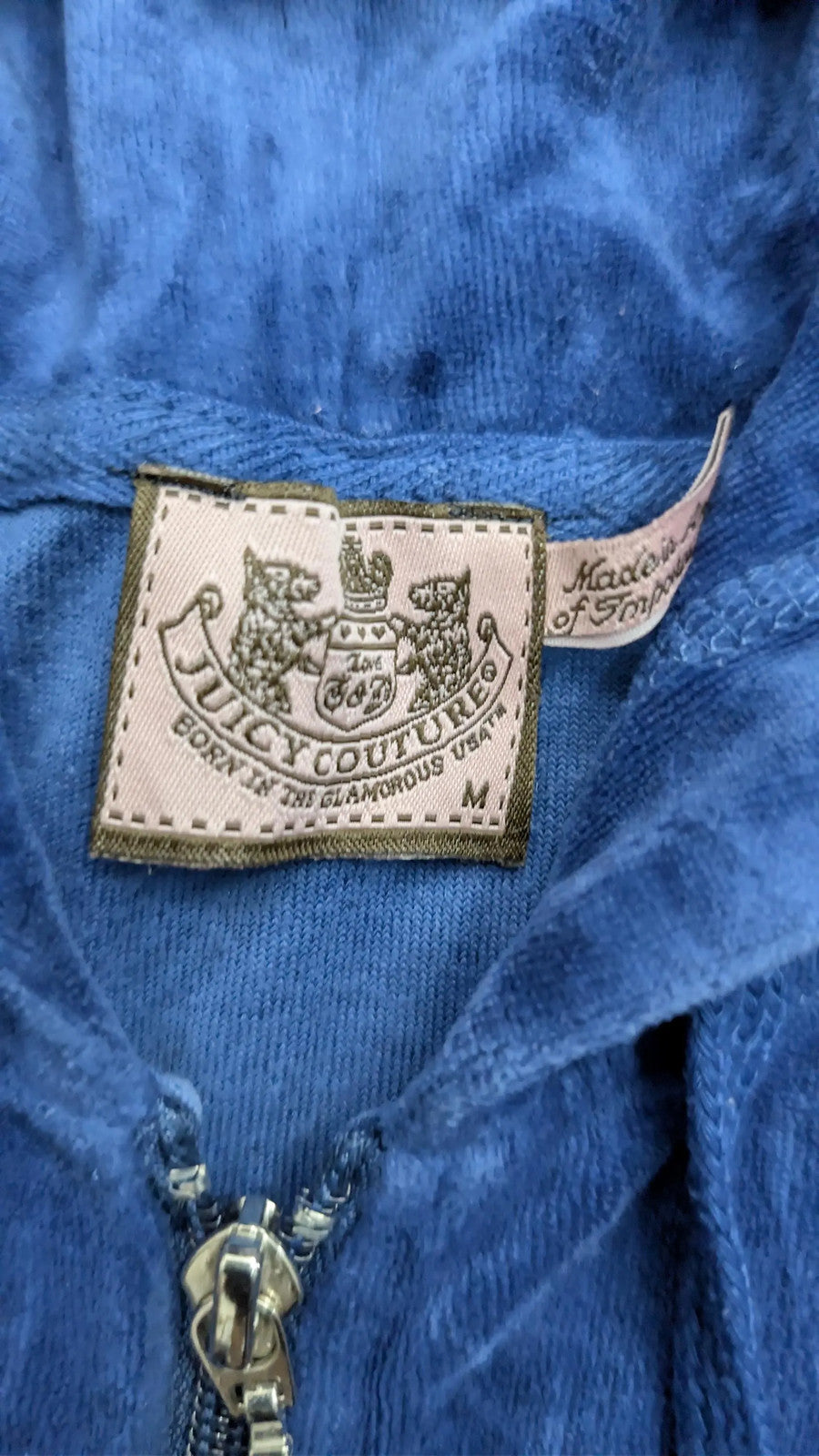 Vintage Juicy Couture Top Y2K Juicy Rare Graphic Velour Long Sleeve