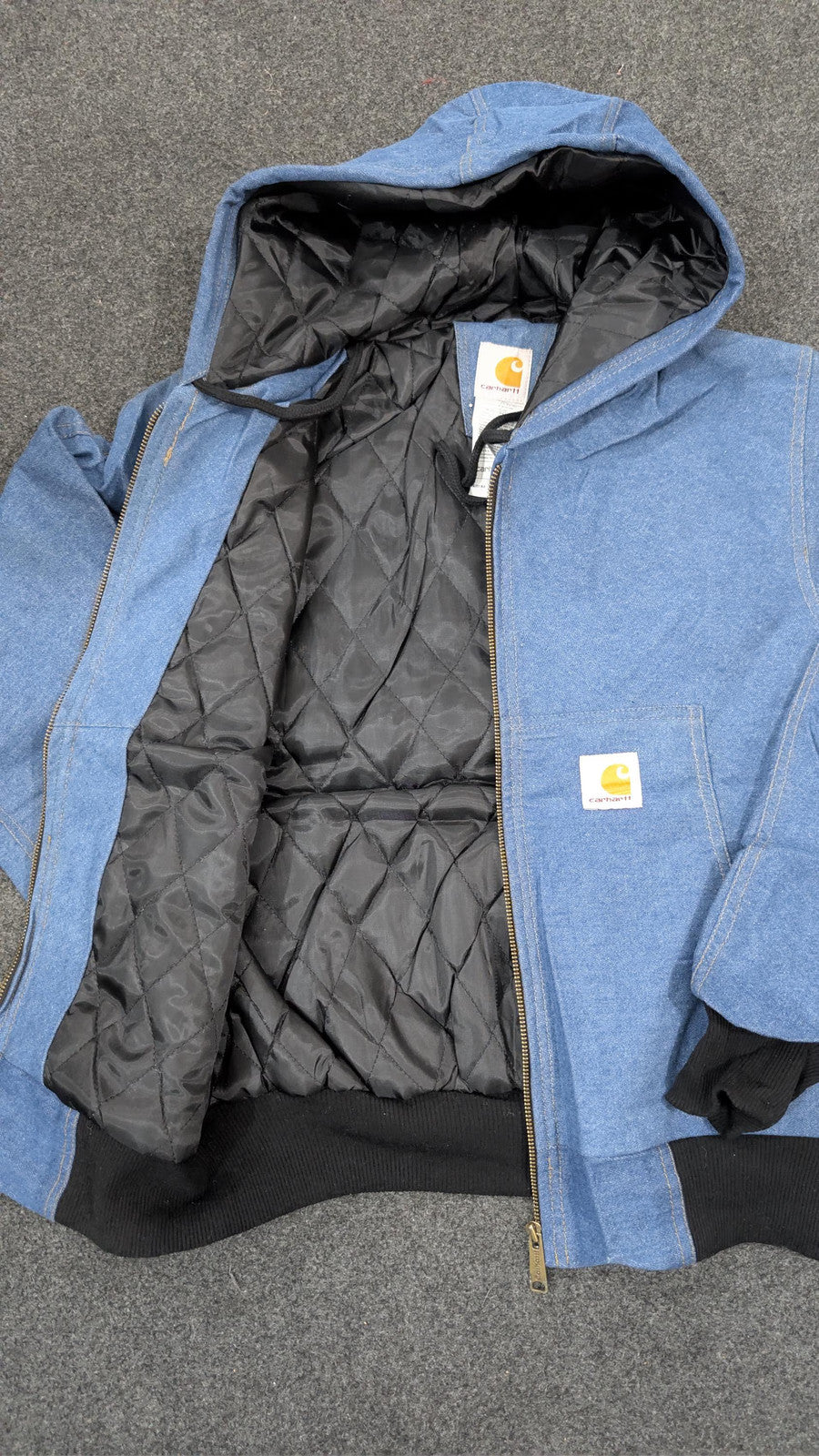 Carhartt Reworked Blue Denim x Canvas Jacket | NWT