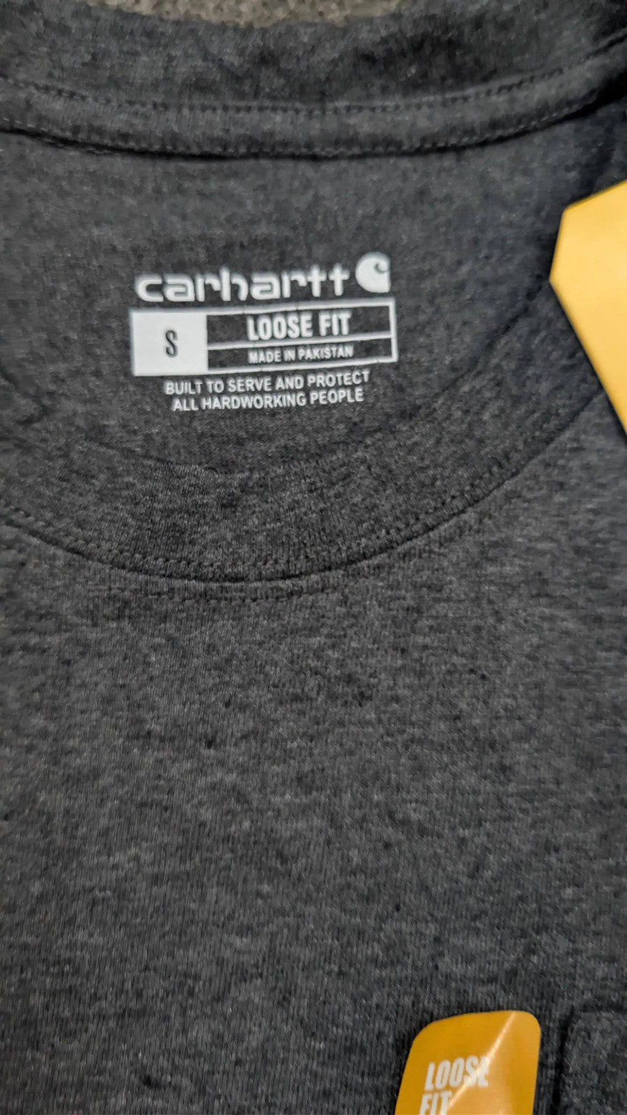 Carhartt K87 Heavyweight Pocket T-Shirt Black, Men's Loose Fit, New with Tags