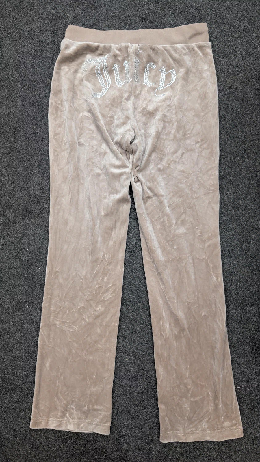 Vintage Juicy Couture Velour Tracksuit Bottoms | Y2K Flare Leg Sweatpants M