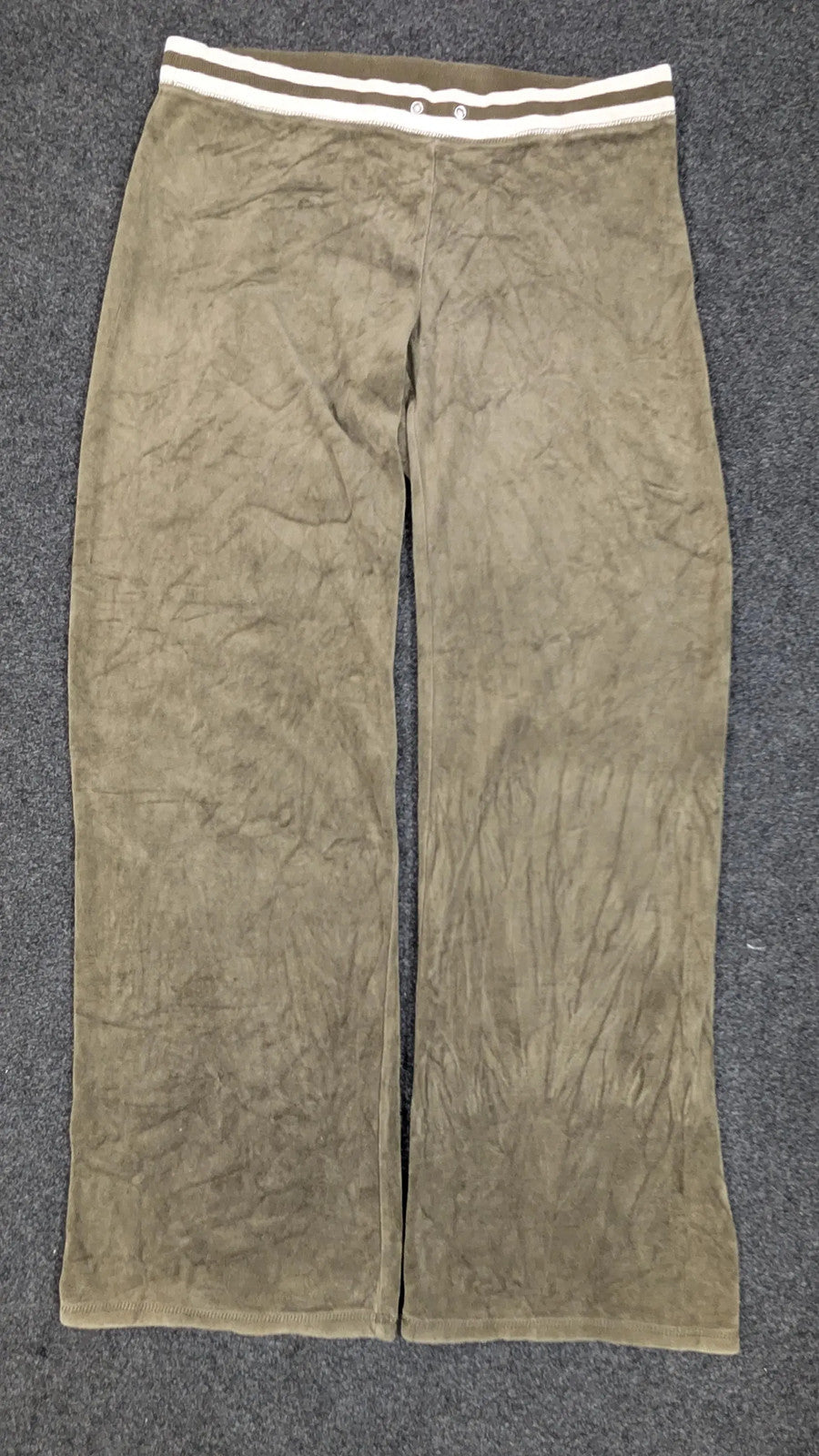 Vintage Juicy Couture Velour Tracksuit Set | Y2K Green Hoodie & Sweatpants (Siz