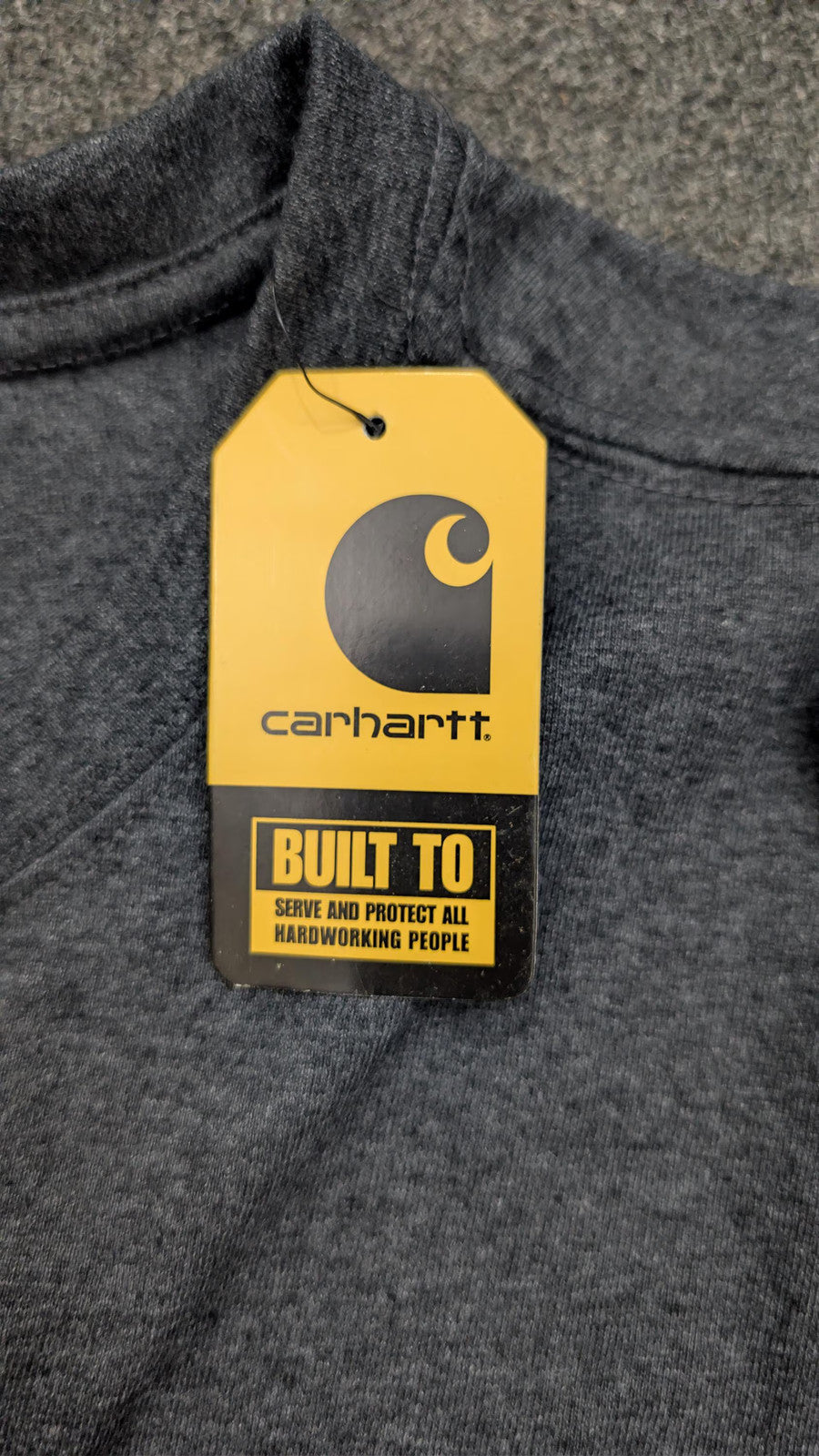 Carhartt K87 Heavyweight Pocket T-Shirt Black, Men's Loose Fit, New with Tags