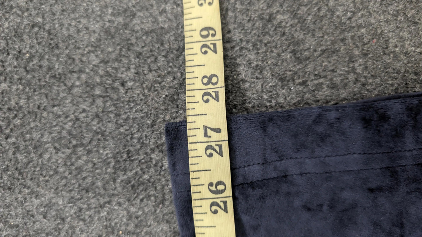Vintage Juicy Couture Velour Tracksuit Set | Y2K Navy Blue Hoodie & Sweatpants