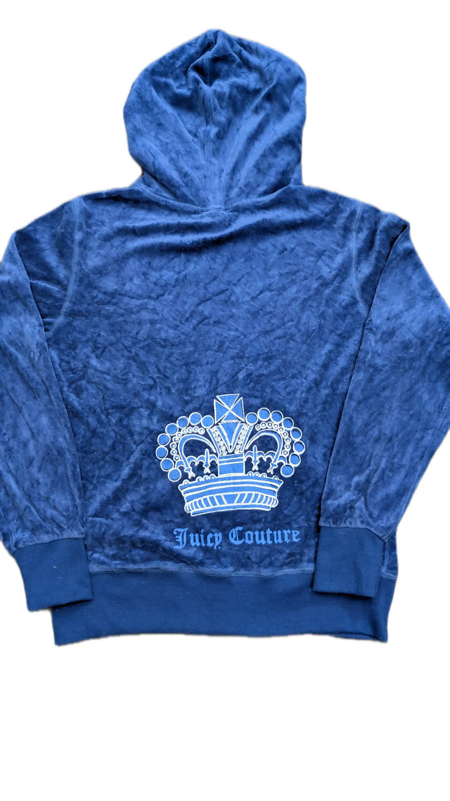 Vintage Juicy Couture Top Y2K Juicy Rare Graphic Velour Long Sleeve