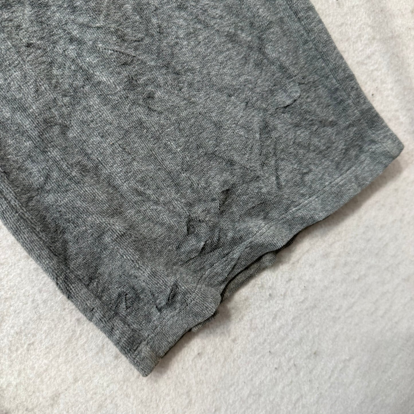 PINK Victoria's Secret Women's Heather Gray Velour Flared Track Pants Y2K Size S