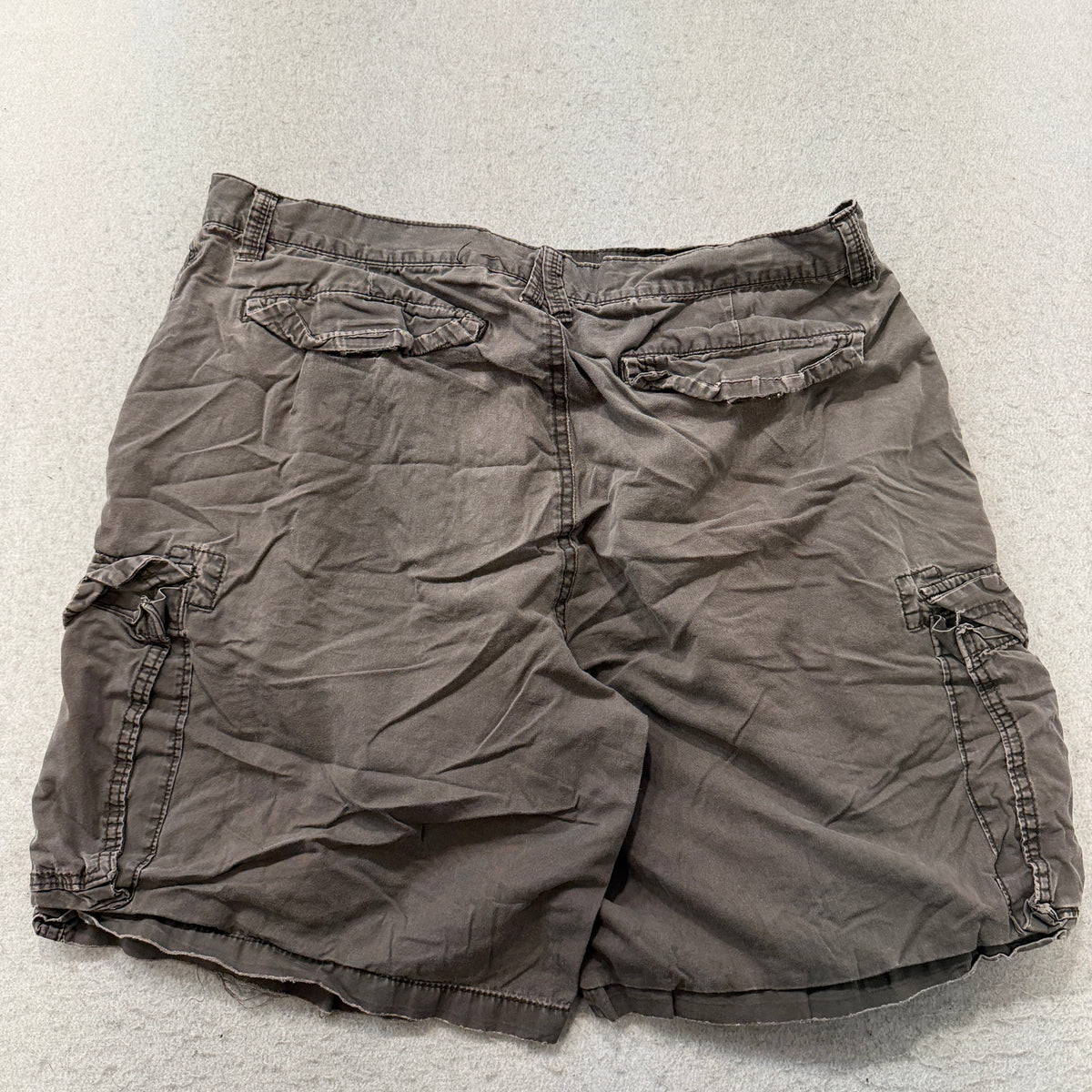 Cargo Shorts Men's Gray Cotton Utility Pockets Casual Outdoor Size 38 photo 2