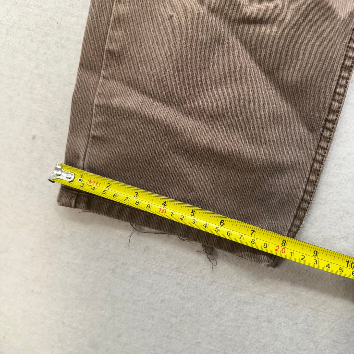 Levi Strauss & Co. 514 Men's Taupe Brown Cotton Denim Straight Leg Jeans Size 32