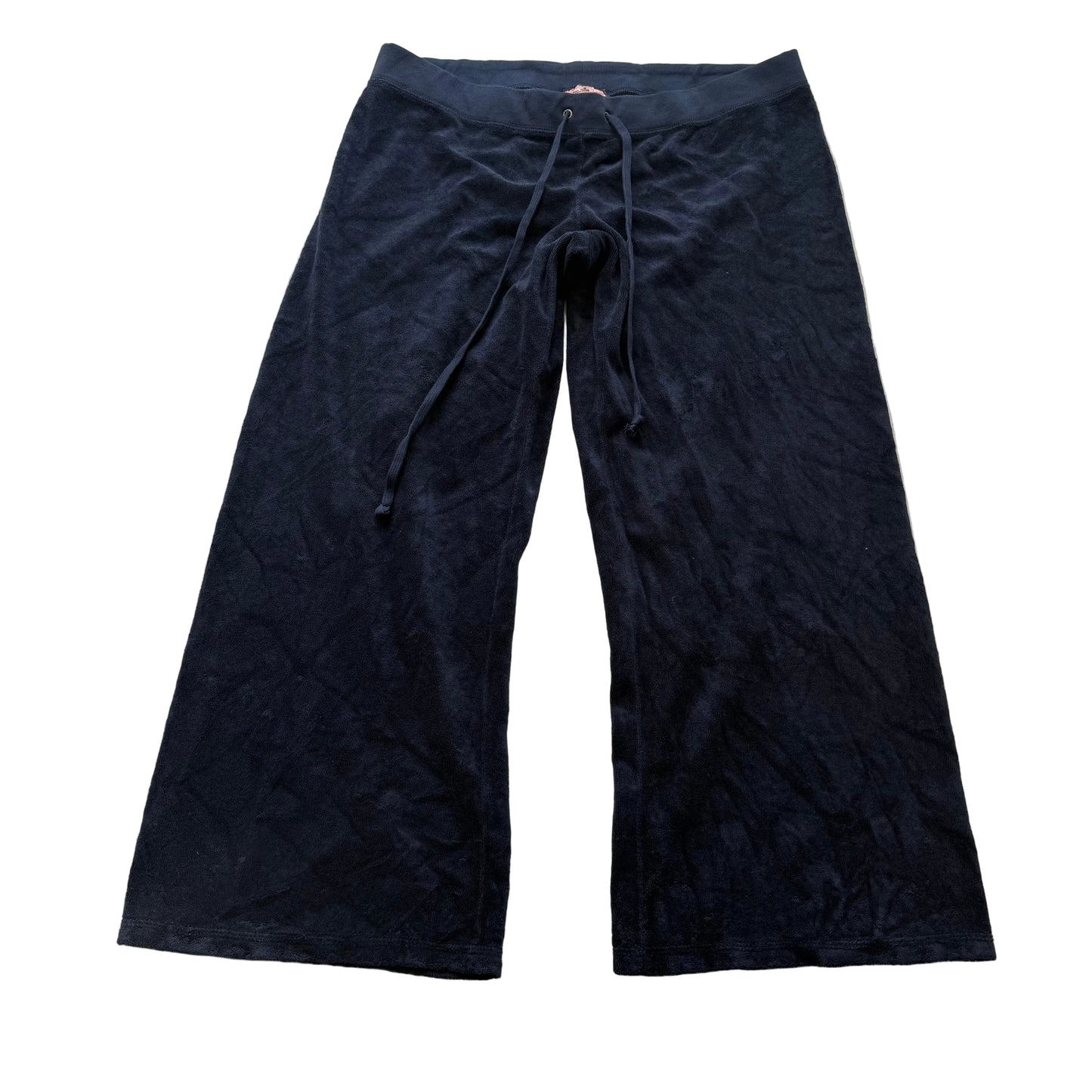 Navy Terry cloth capris