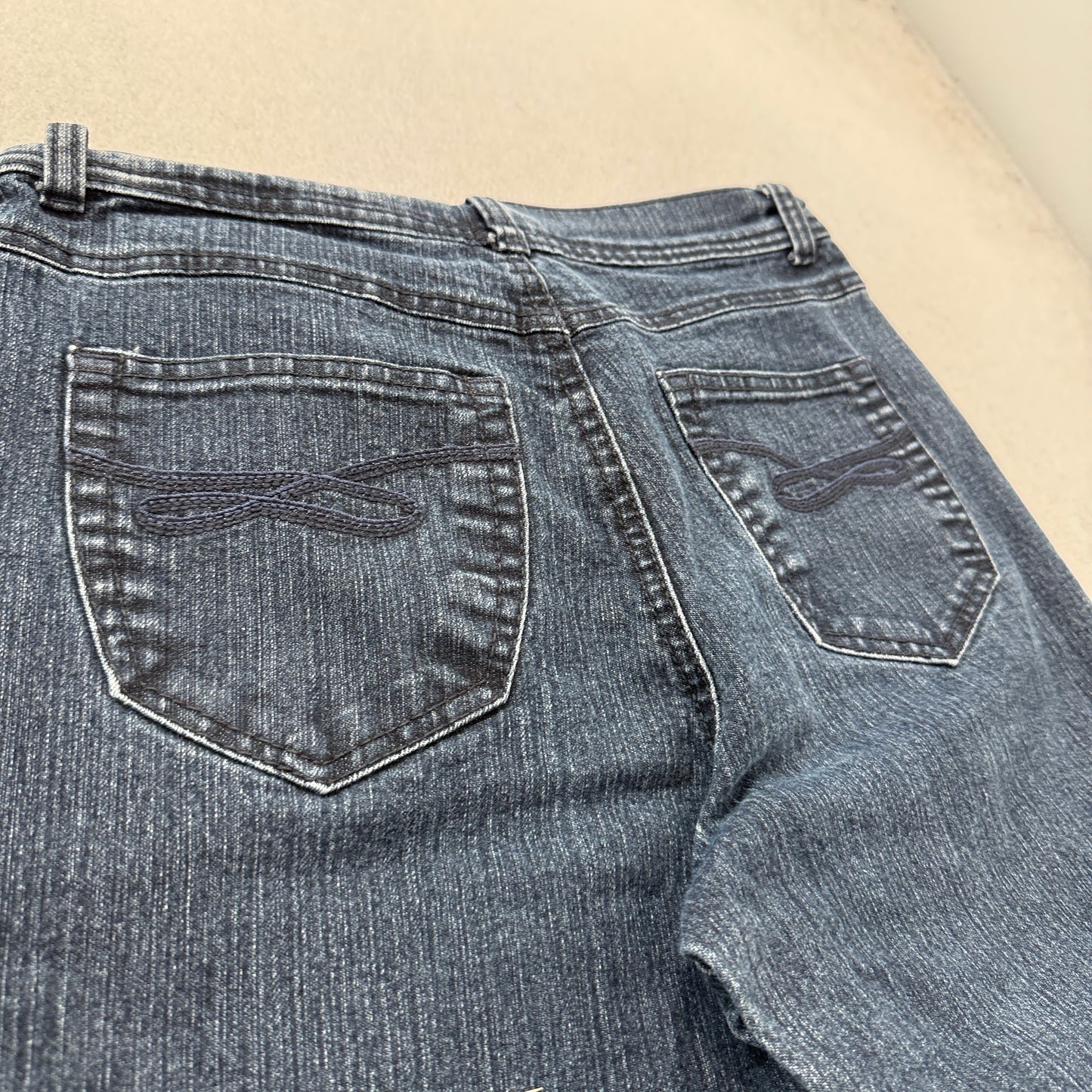 Style & Co. Tummy Control Women's Blue Denim Jeans Zip-Fly Pocket Classic Size 8