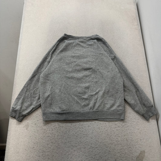 Justify Miami 1999 Men's Gray Fleece Crewneck Pullover Sweatshirt Y2K Size XL