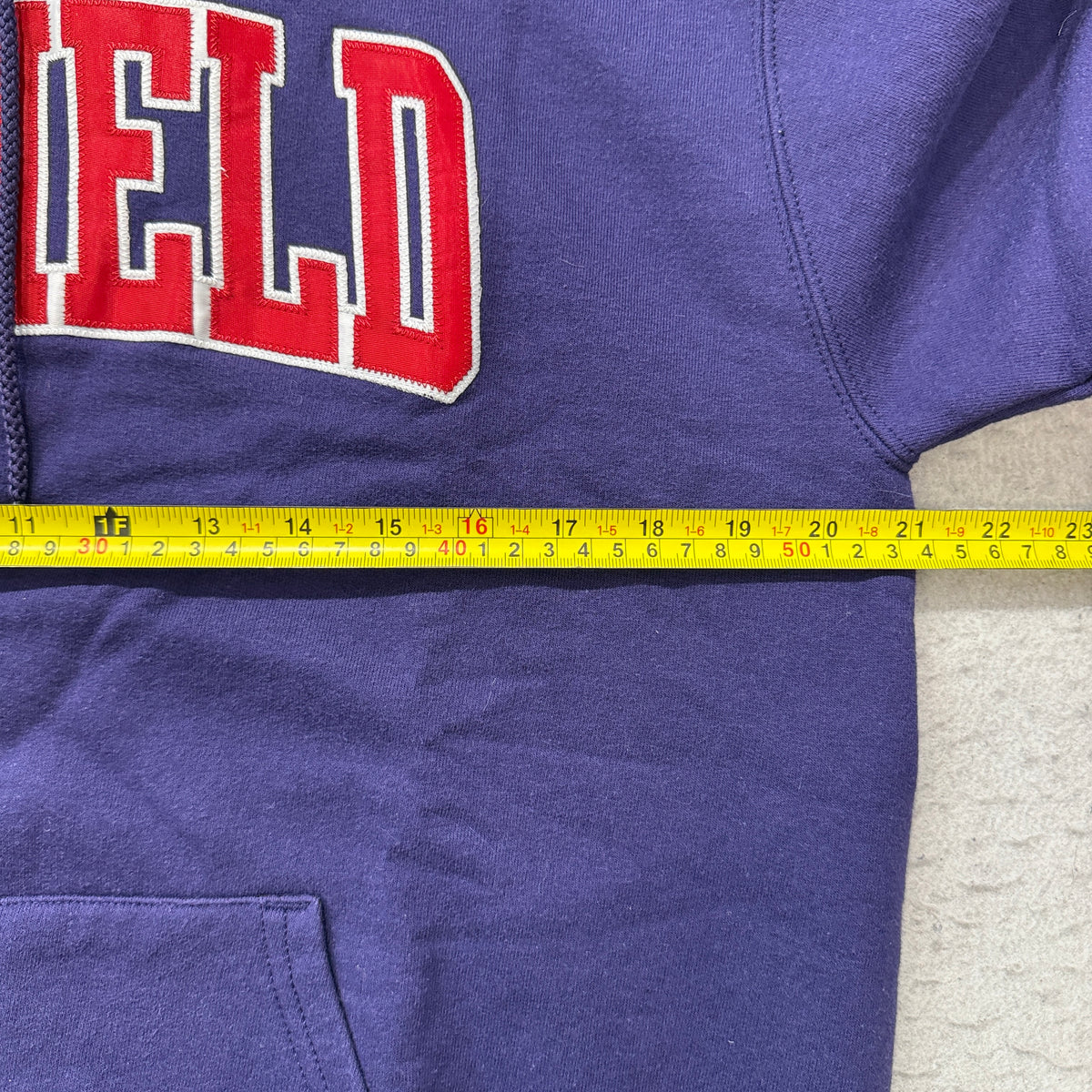 Champion Linfield College Purple Pullover Hoodie Size M photo 4