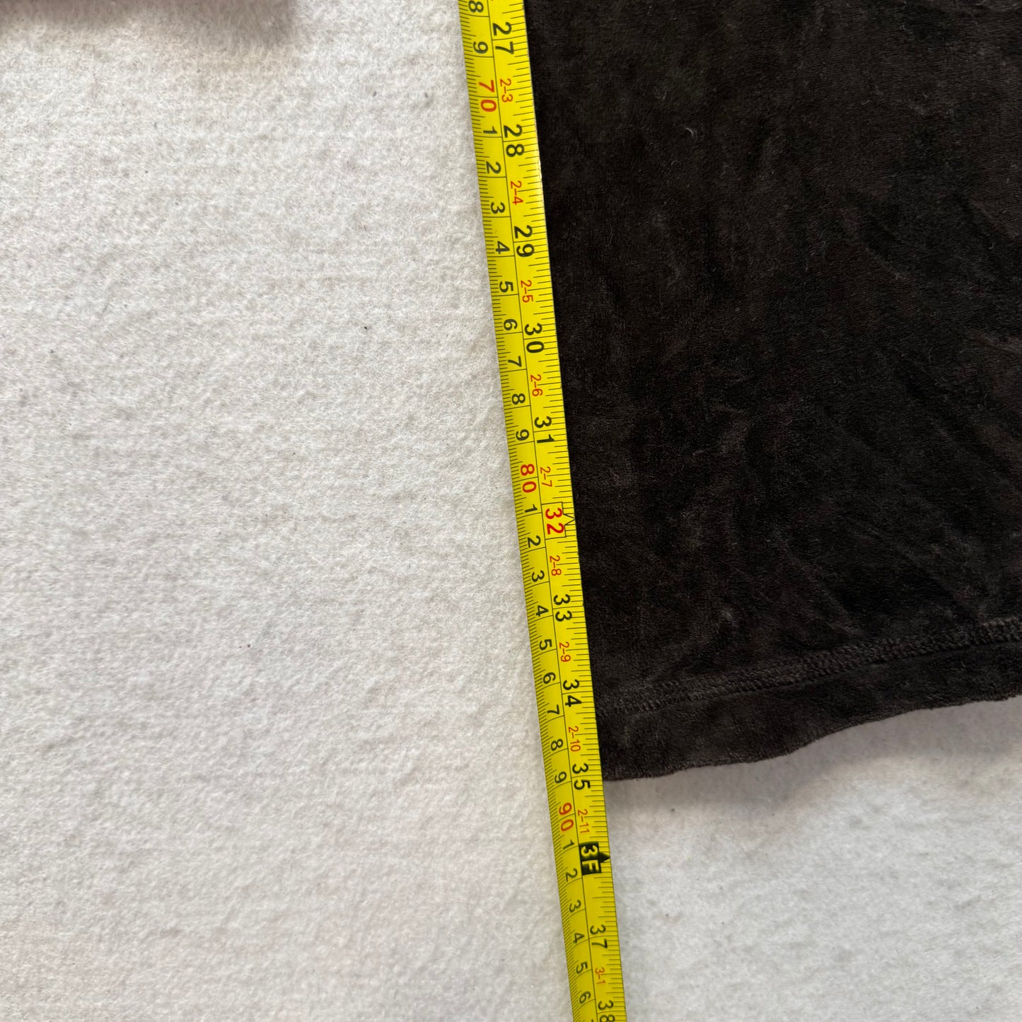 Juicy Couture Women's Dark Brown Velour Flared Leg Track Pants Drawstring Size L