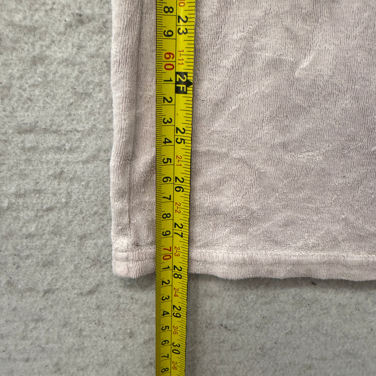 Juicy Couture Womens Very Light Pink Velour Flared Track Pants Glitter Logo - XL