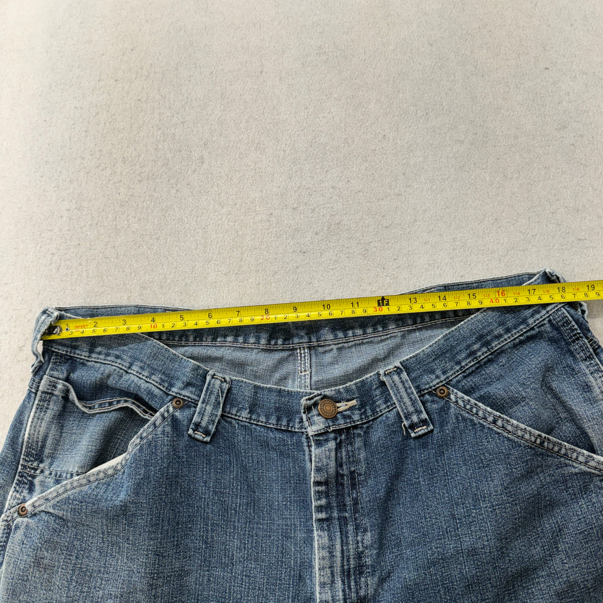 Lee Carpenter Jeans Dark Wash Size 38x30 photo 3
